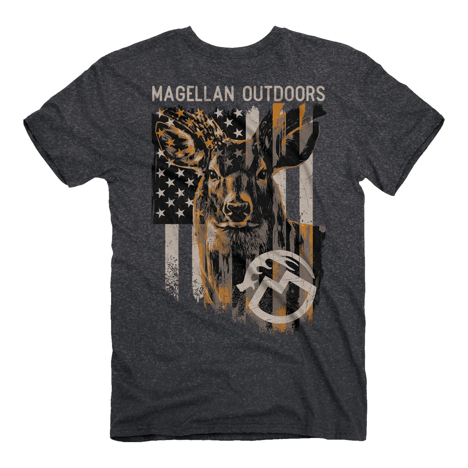 Magellan Outdoors Men's Deer and Stripes Tshirt Academy