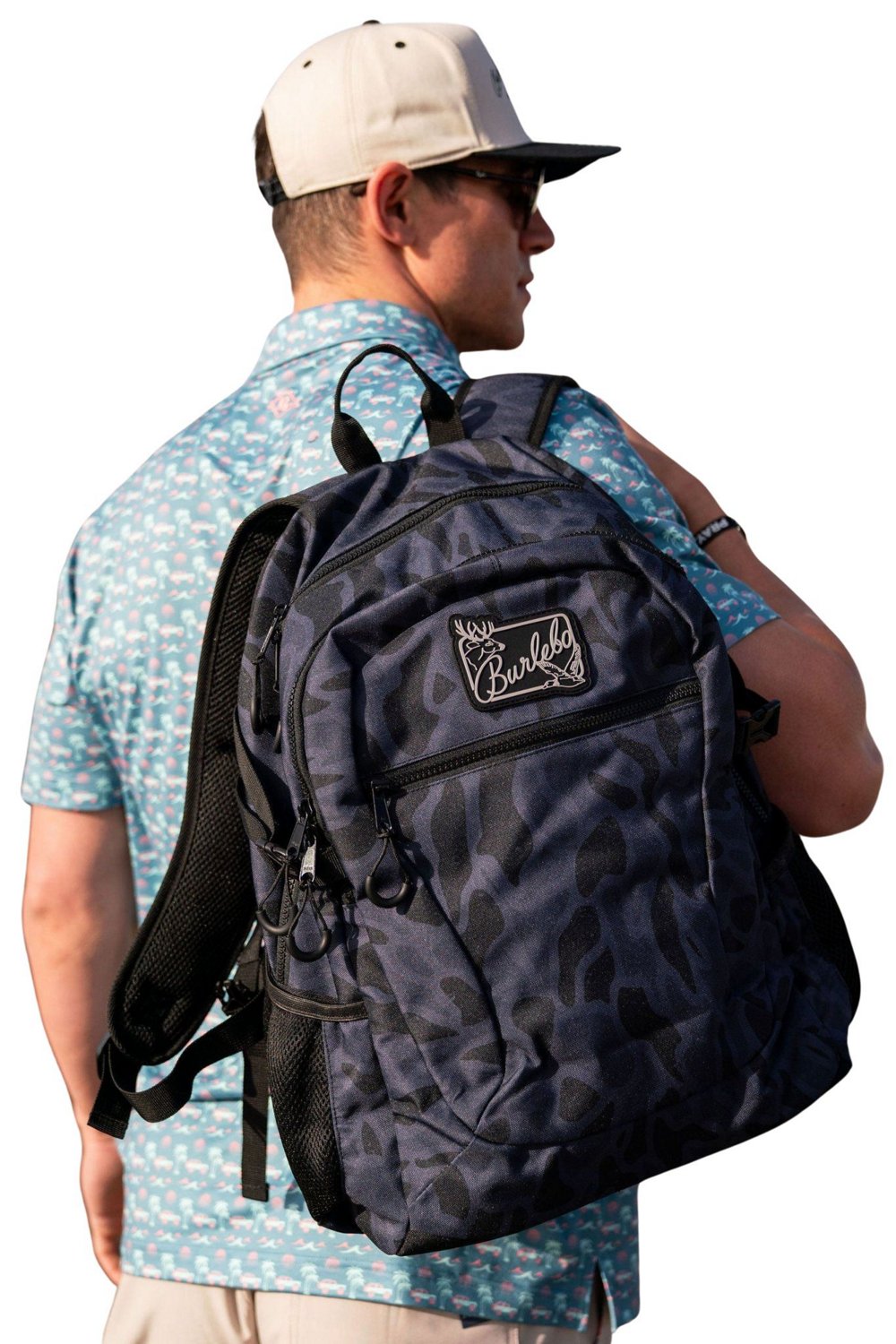 Burlebo | YOUTH Everyday Short | Venado Camo Brown Pocket main image 1
