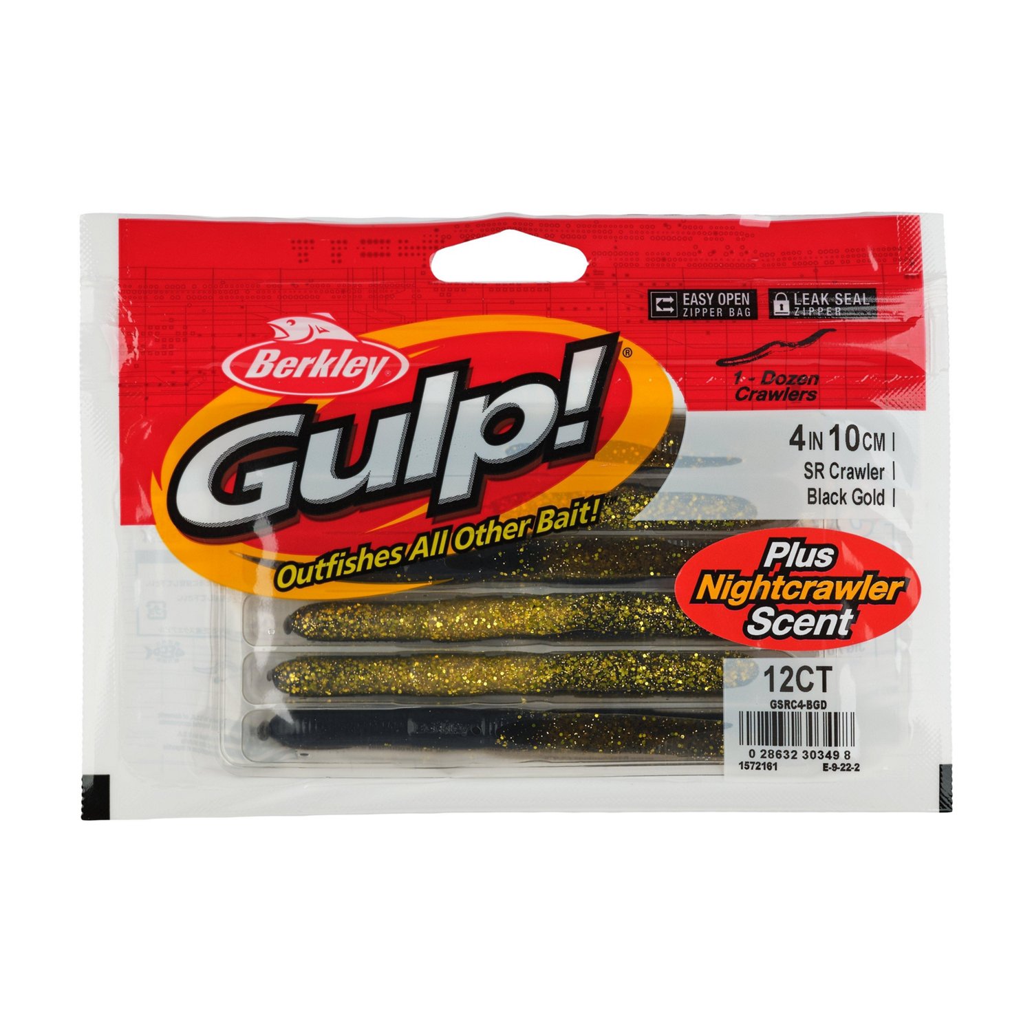 Berkley Gulp! 4in SR Crawler 12-Pack | Academy