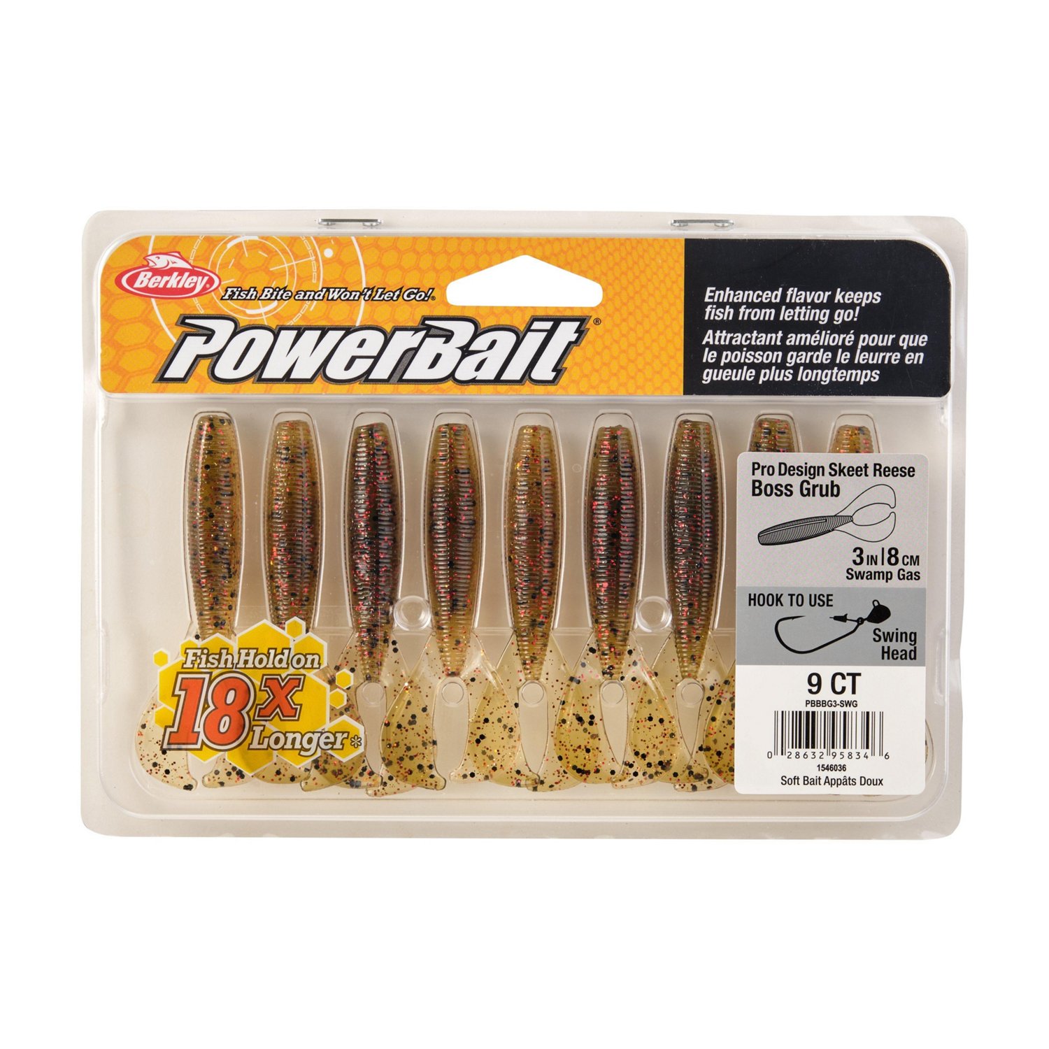 Berkley PowerBait® 3 in The Boss Grub Baits 9-Pack | Academy