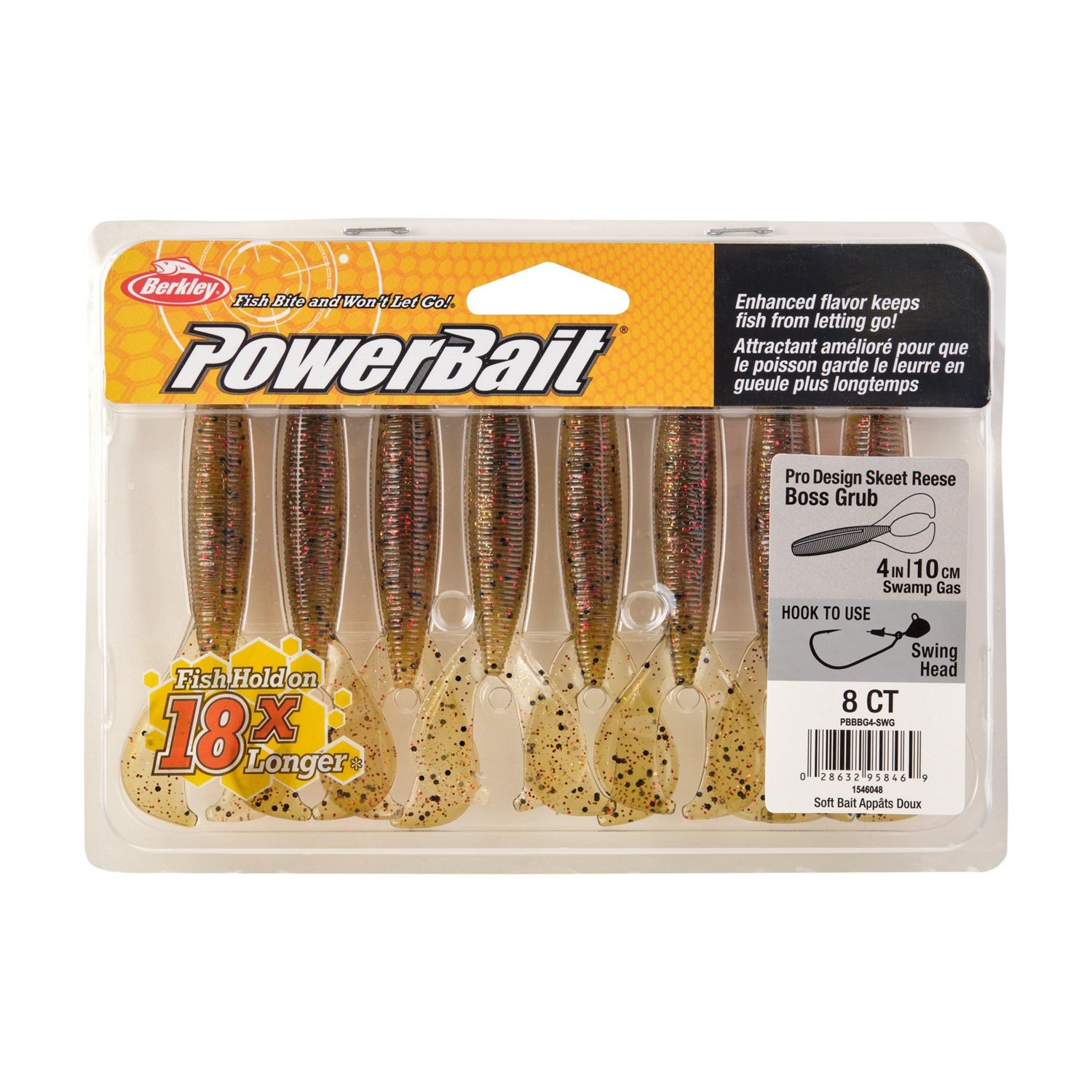 Berkley PowerBait® 4 in The Boss Grub Baits 8-Pack | Academy