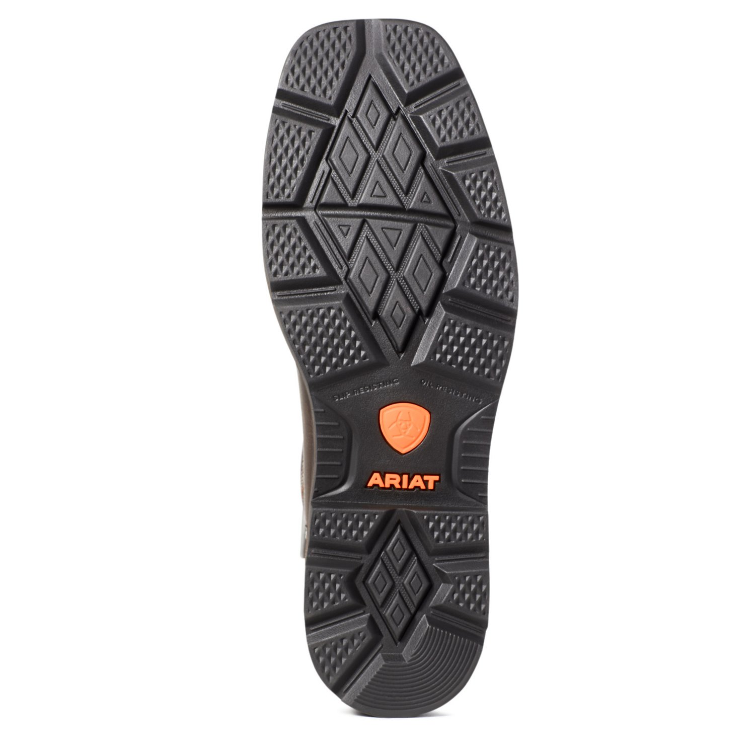 Stivali Western Uomo ARIAT Groundwork Work Boot – Marrone, 47 EU (Larga), Pelle Pieno Fiore, Tecnologia 4LR