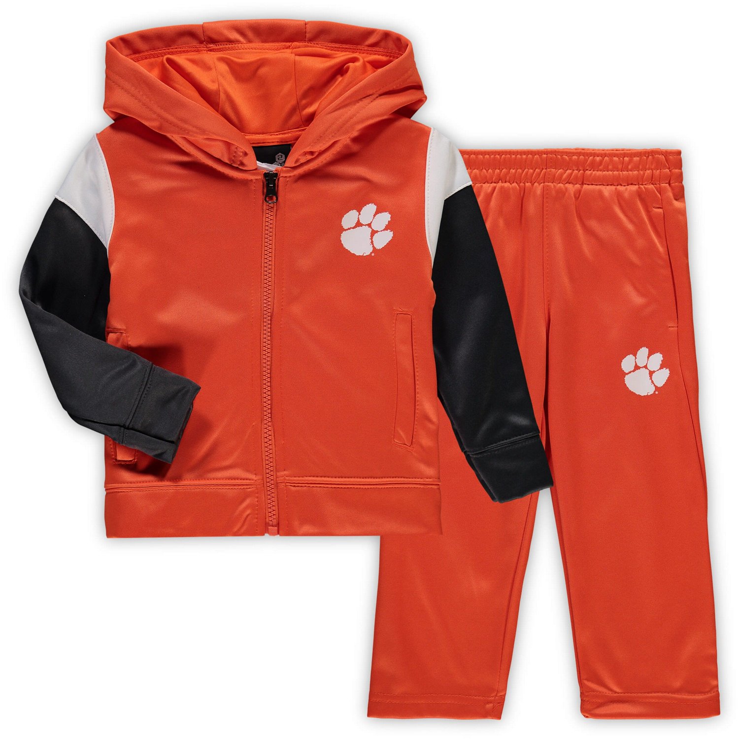 Clemson Tigers Poly Fleece FullZip Hoodie and Pants Set Academy