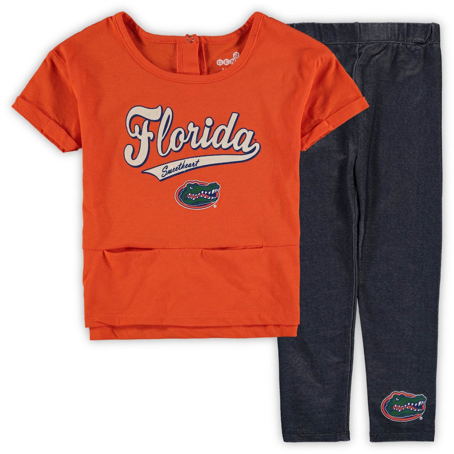 Girls Preschool Florida Gators Stadium TShirt Leggings Set Academy