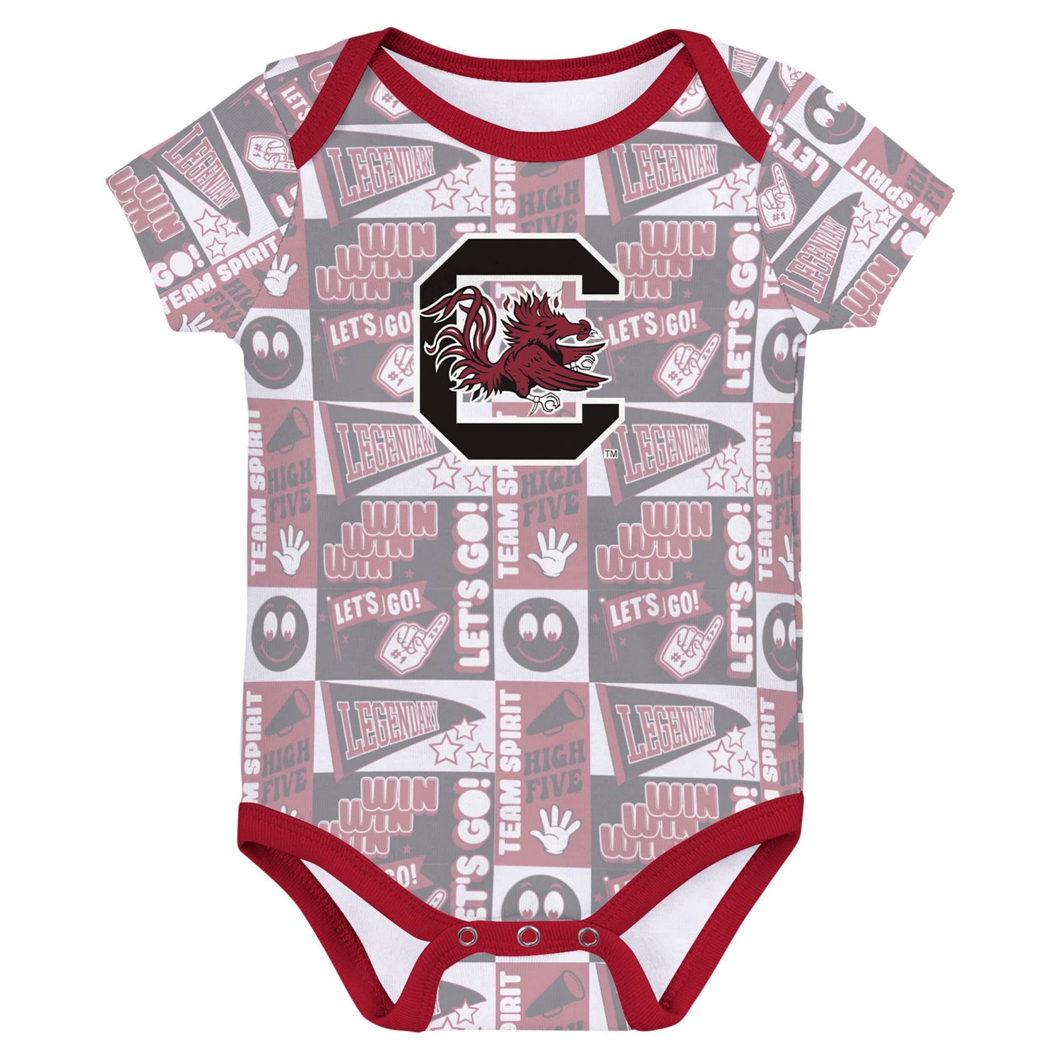 South Carolina Gamecocks Sunday Comics 3-Pack Bodysuit Set | Academy