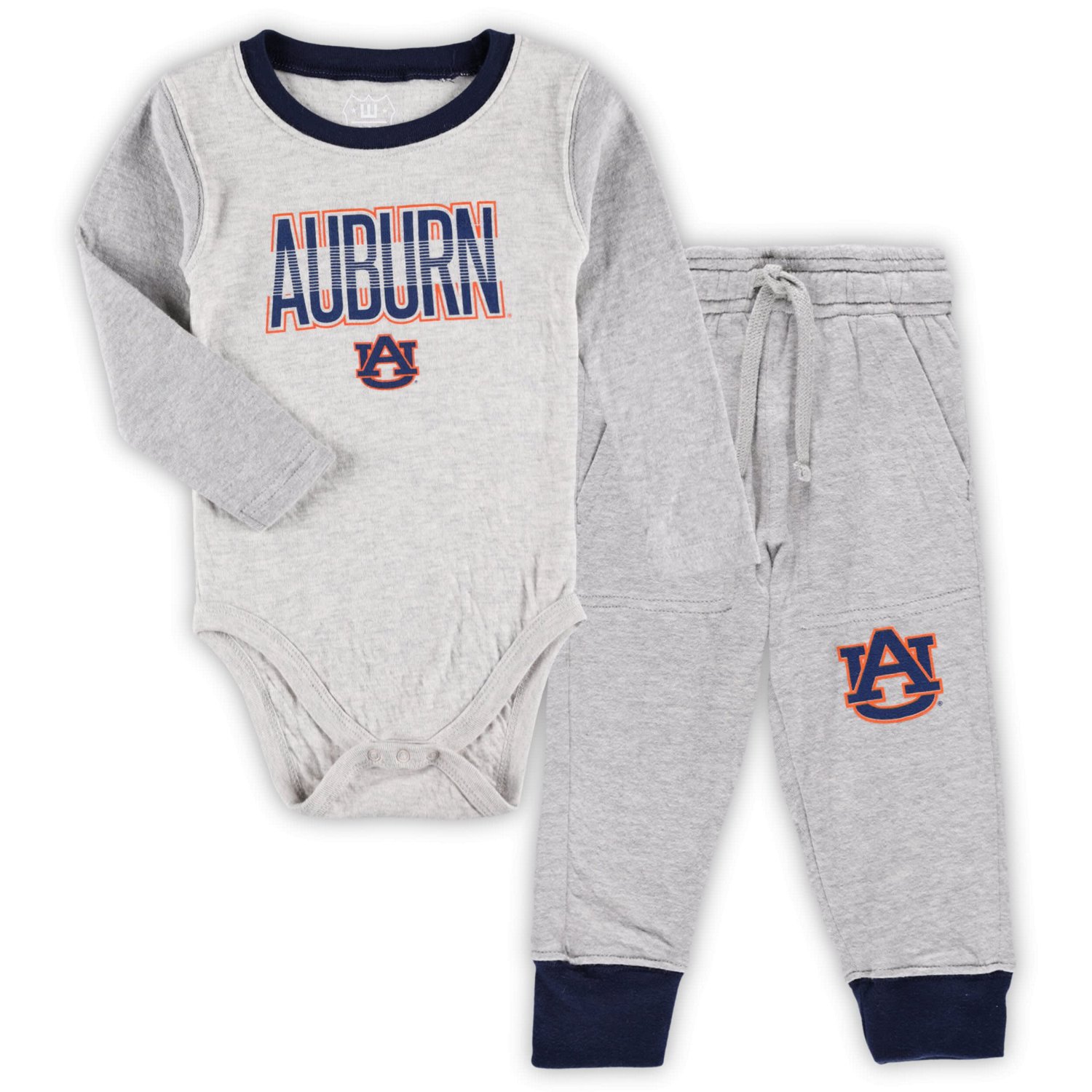 Wes and Willy Infants' Auburn University Jie Jie Long Sleeve Creeper ...