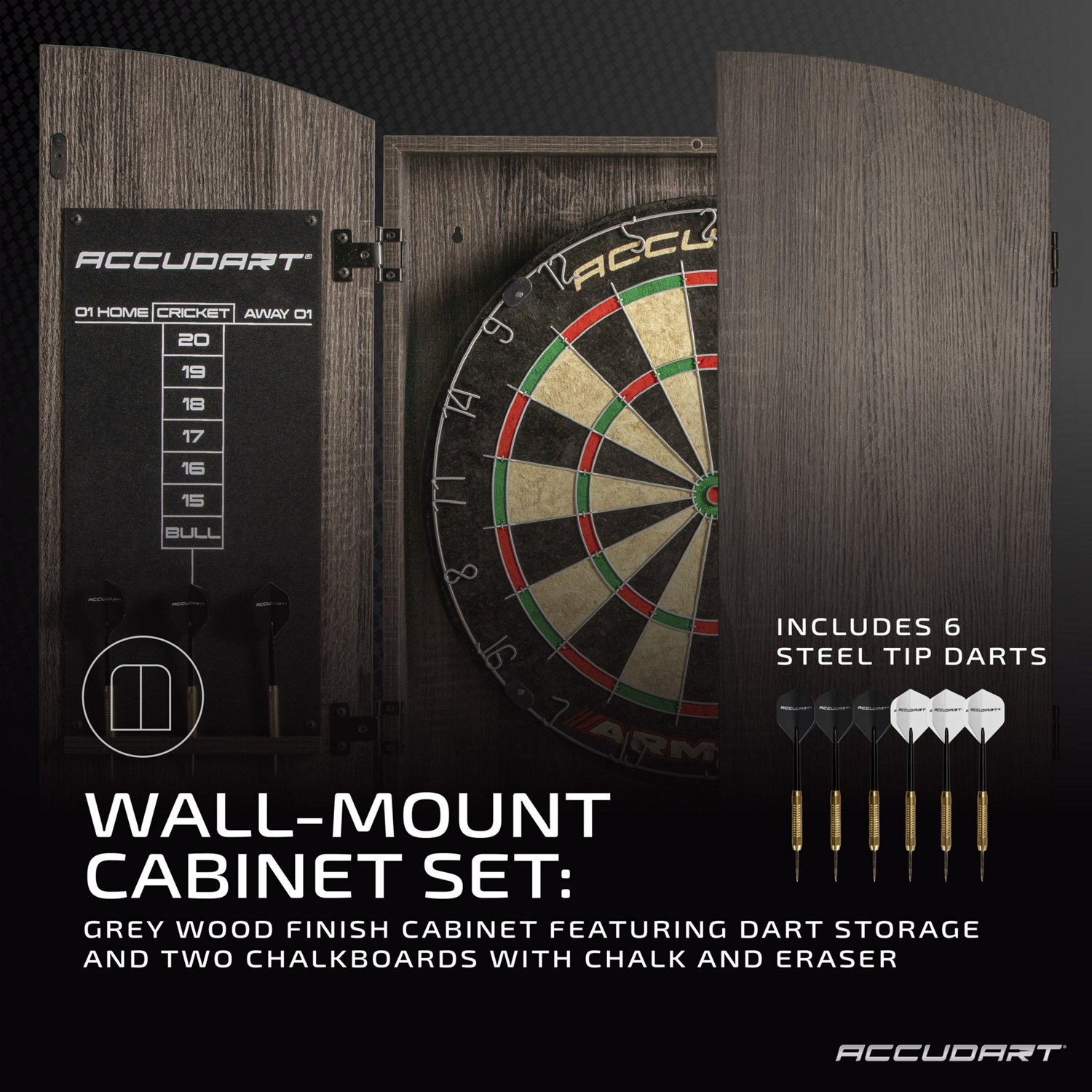 Accudart Armada Bristle Dartboard Set Academy