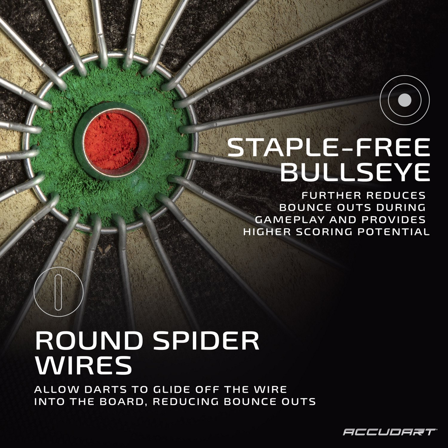 Accudart Armada Bristle Dartboard Set Academy