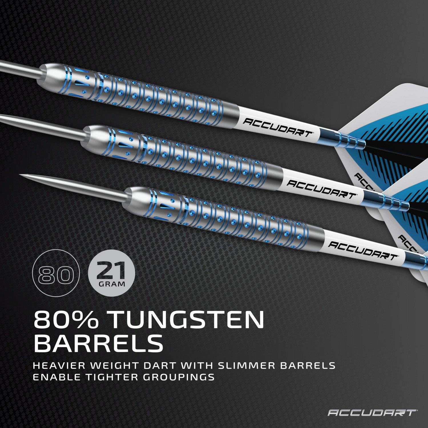 Accudart Steel Tip Dart Set 6.0 Academy