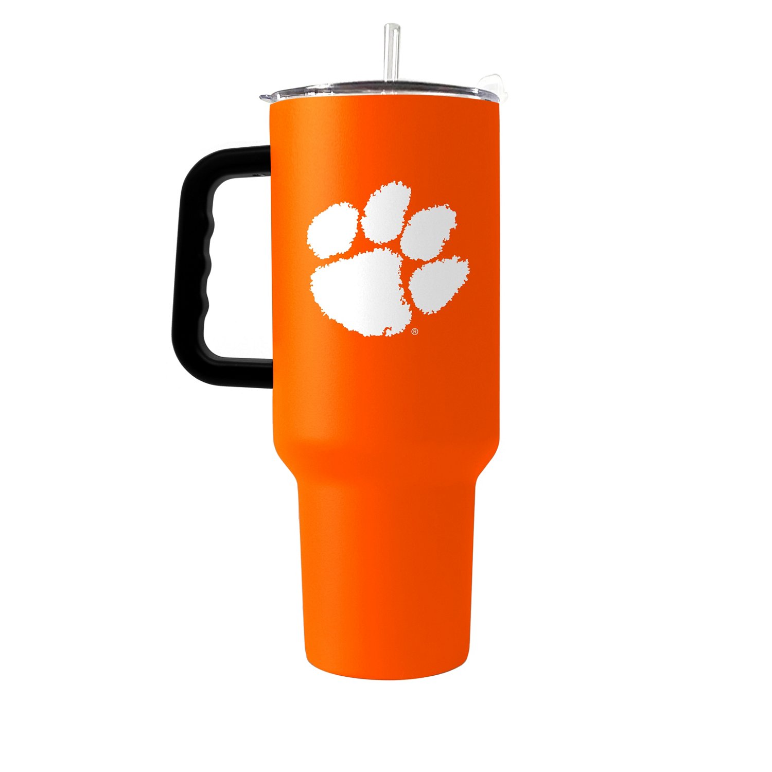 Logo Brands Clemson University 40 oz Flipside Powder Coat Tumbler | Academy