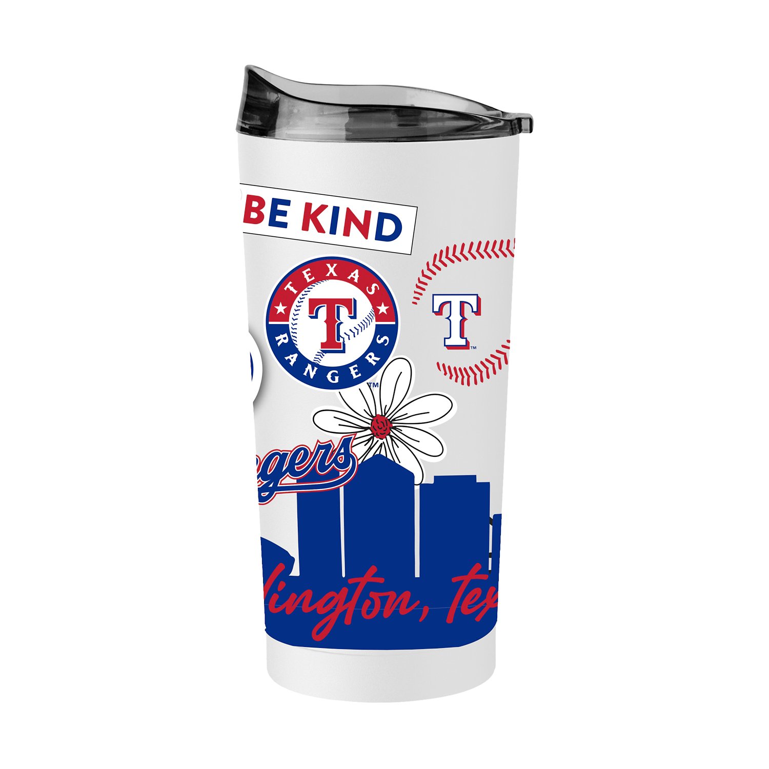 Logo Brands Texas Rangers 20 oz Native Powder Coat Tumbler | Academy