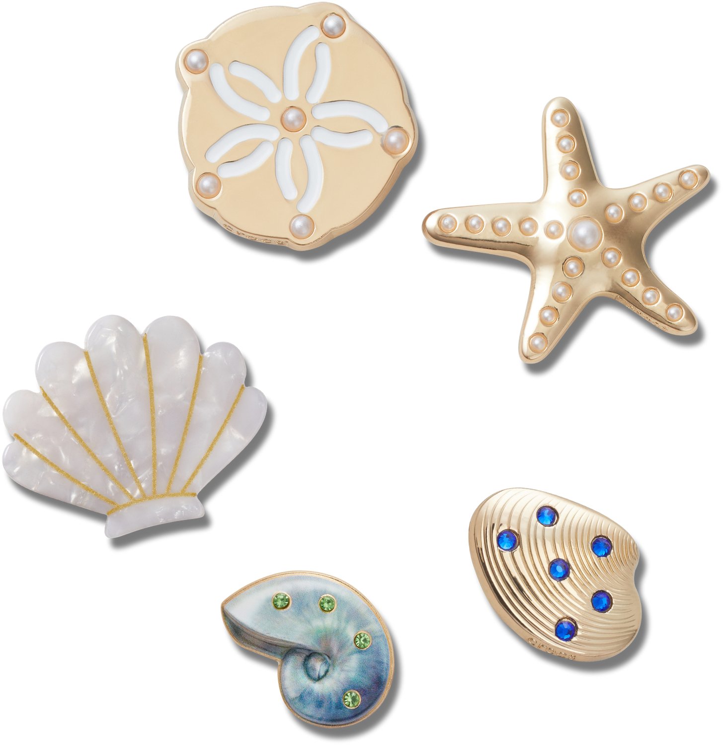 Crocs Jibbitz Gold Seashell | Academy