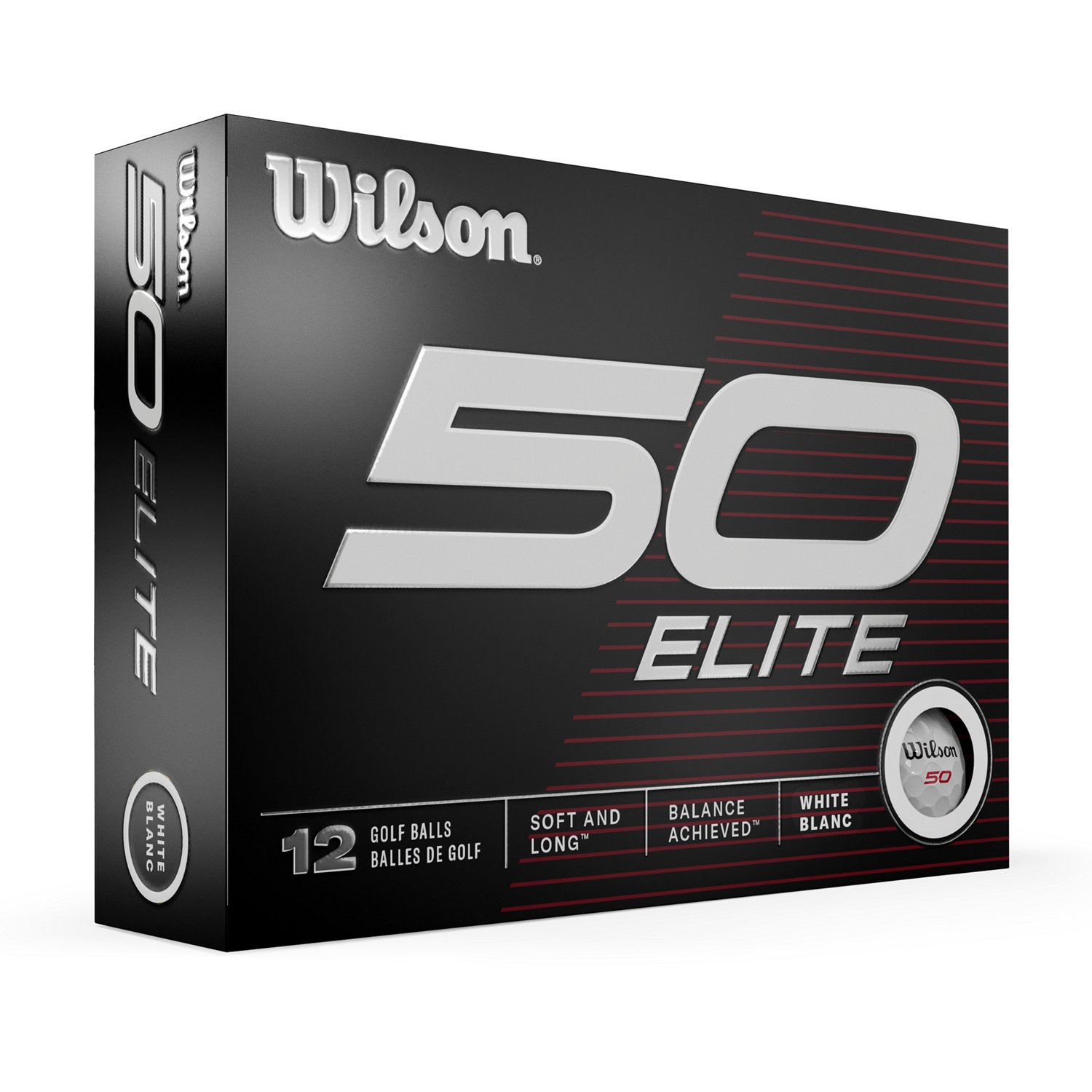 Wilson Staff 50 Elite Golf Balls Academy