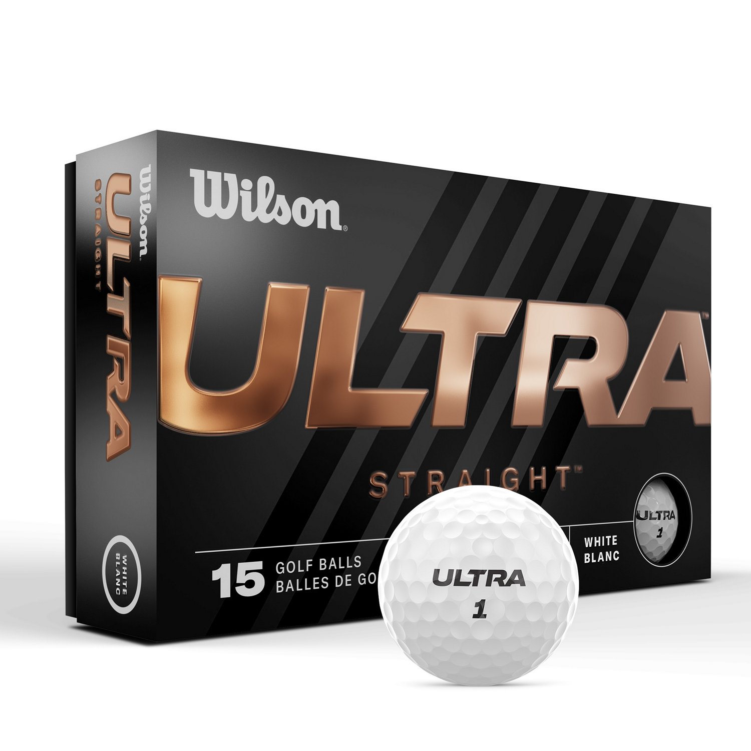 Wilson Ultra Straight Golf Balls 15Pack Academy