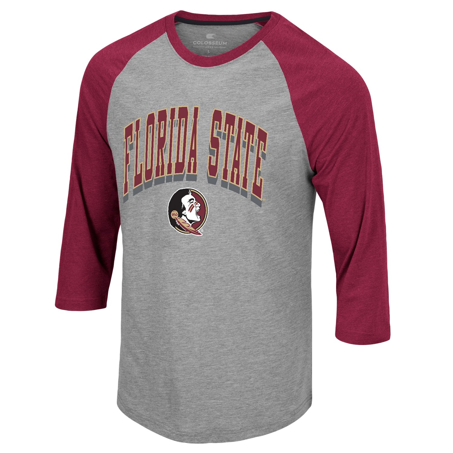 Colosseum Athletics Men's Florida State University Gambini Raglan T ...