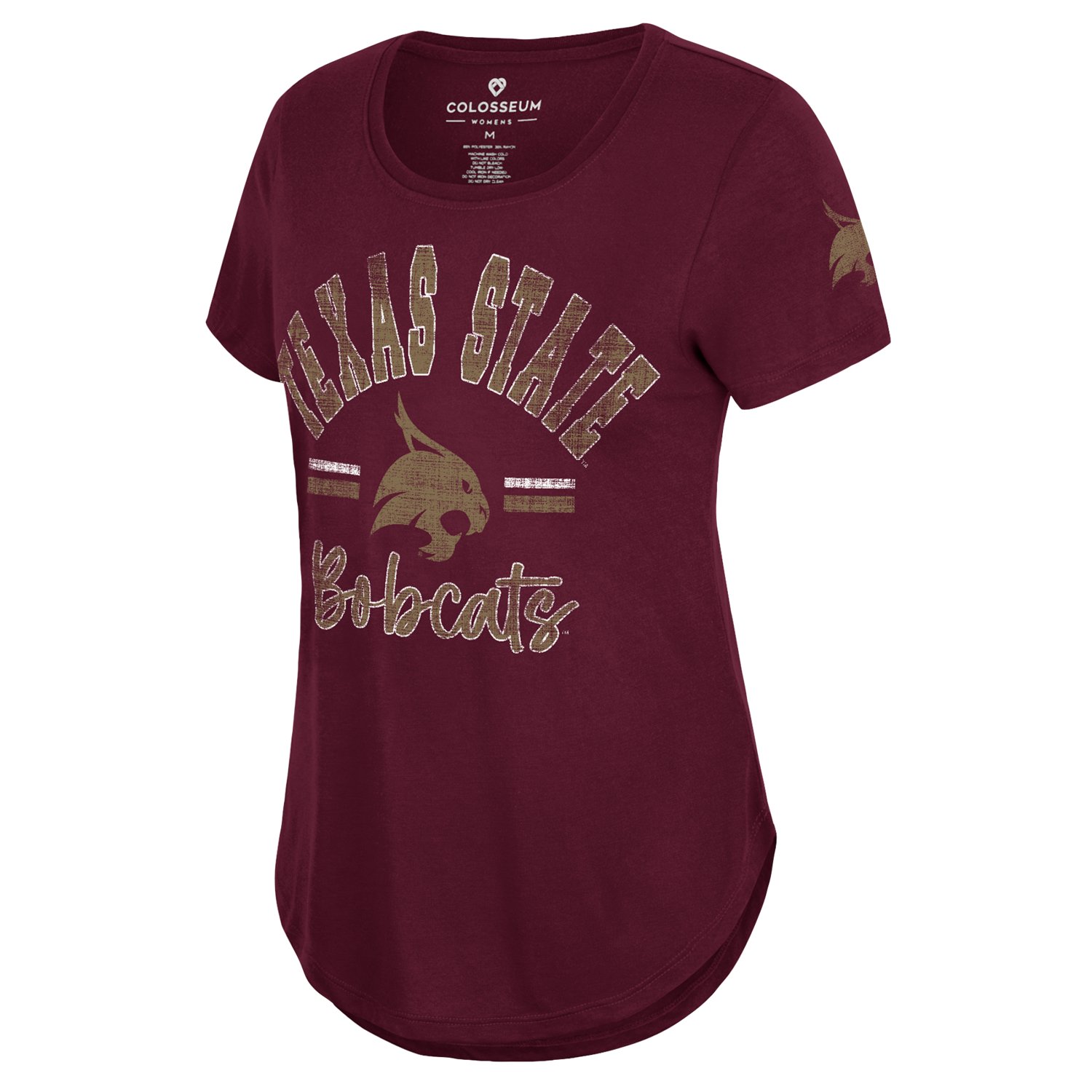 Colosseum Athletics Women's Texas State University Little? Big? Graphic ...