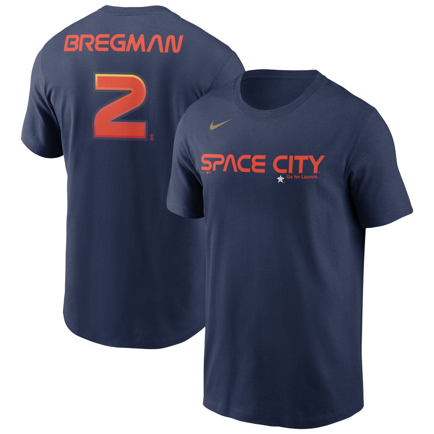 Nike Men's Houston Astros Alex Bregman City Connect Graphic T-shirt ...
