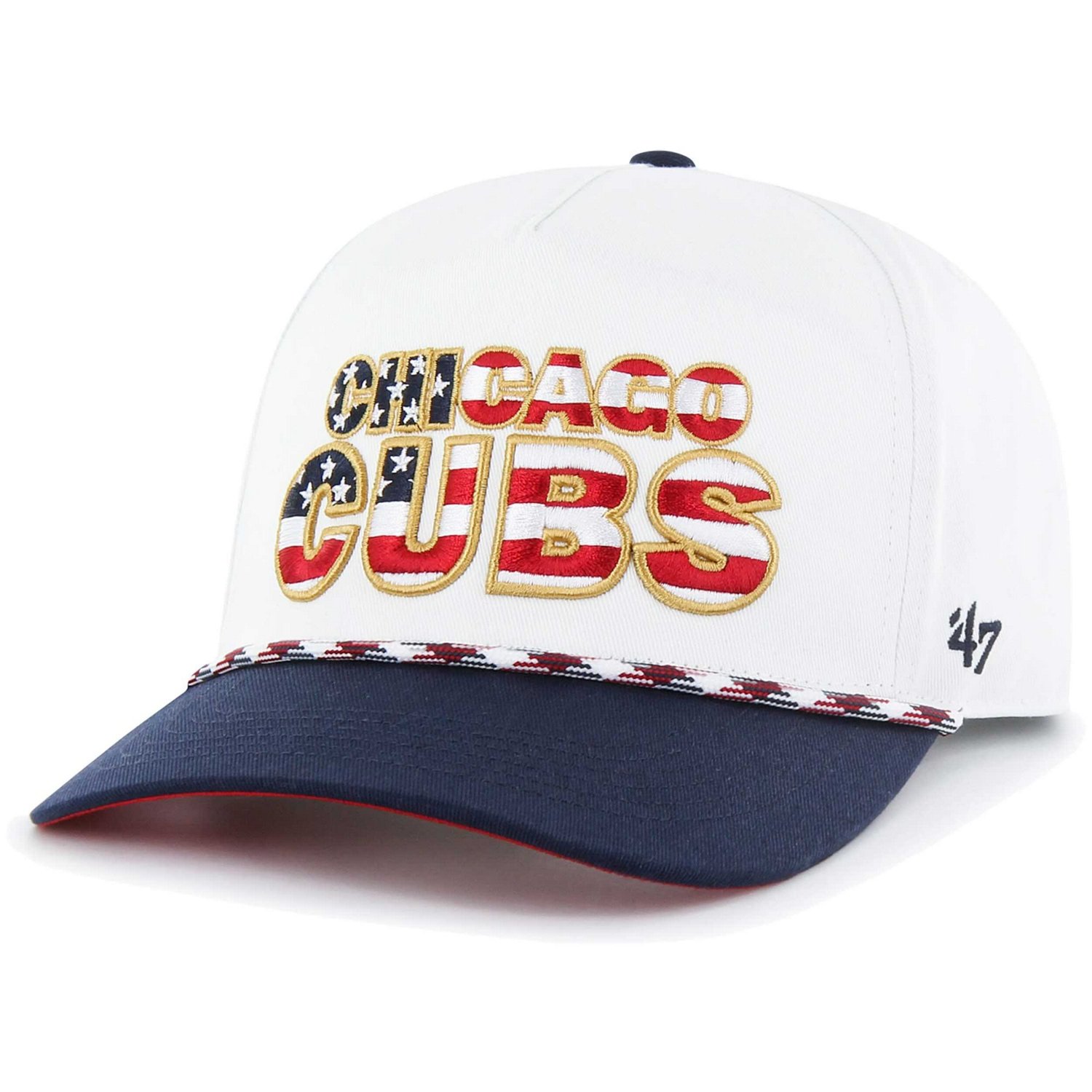 '47 Chicago Cubs Flag Script Hitch Snapback Hat | Academy
