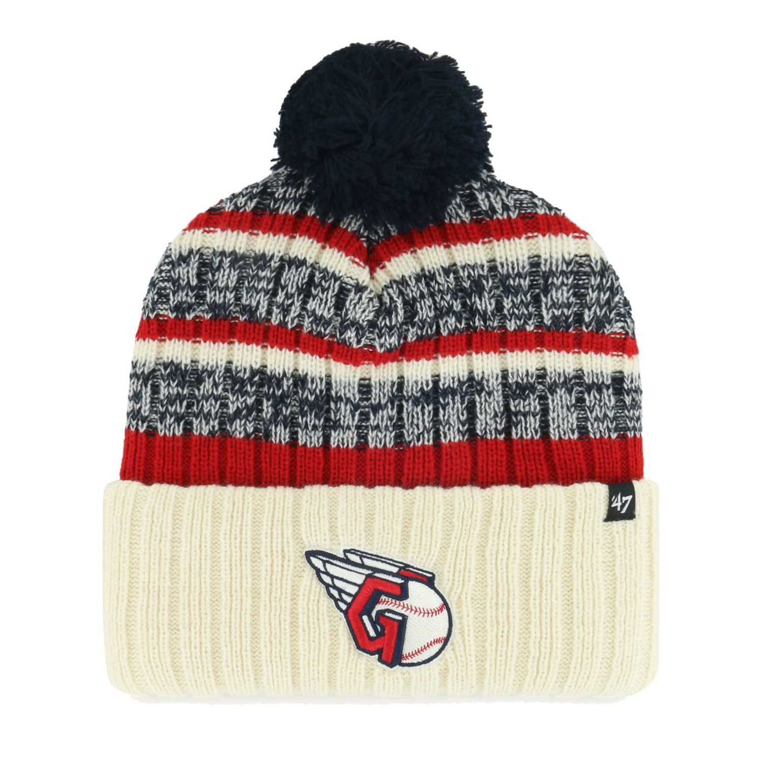 '47 Cleveland Guardians Tavern Cuffed Knit Hat with Pom Academy