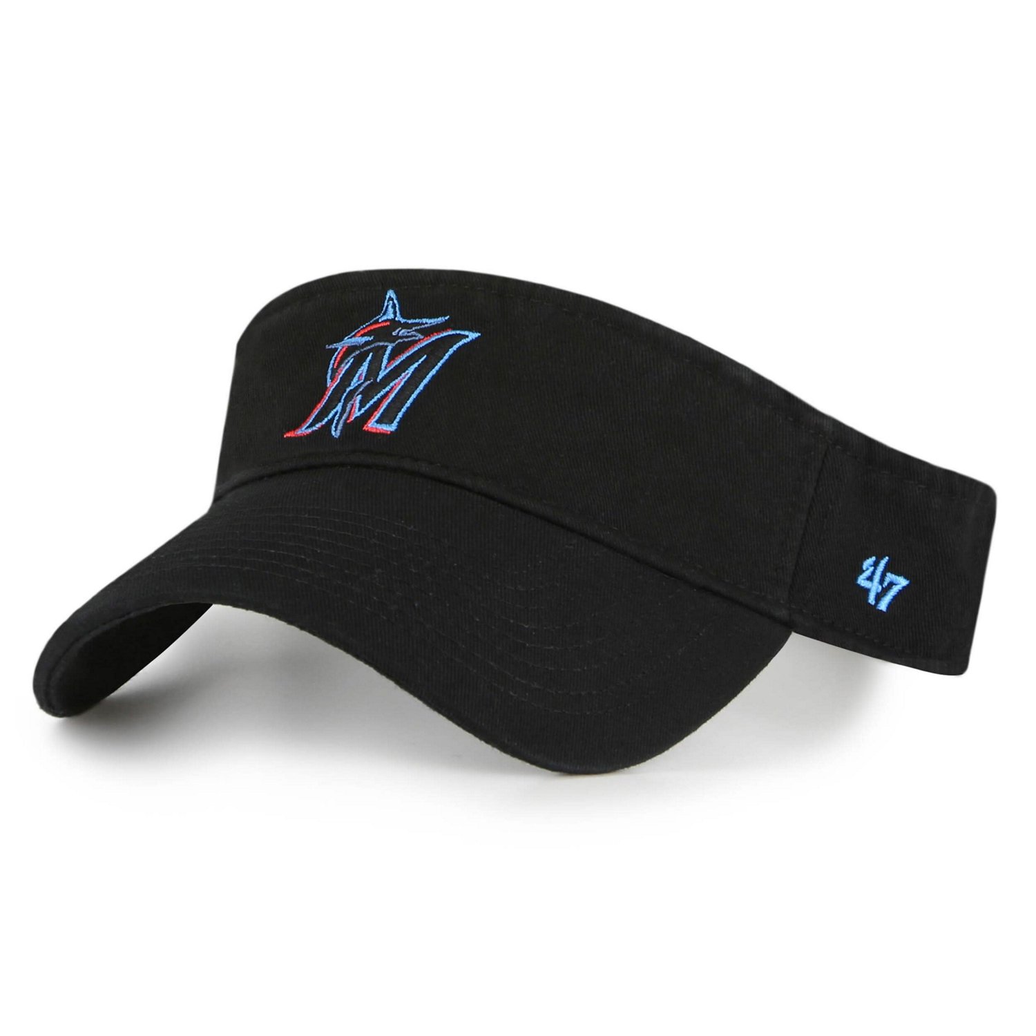 '47 Miami Marlins Clean Up Adjustable Visor Academy