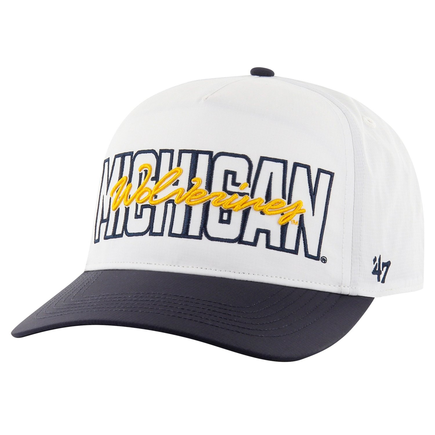 '47 Michigan Wolverines Lineman Hitch Adjustable Hat Academy