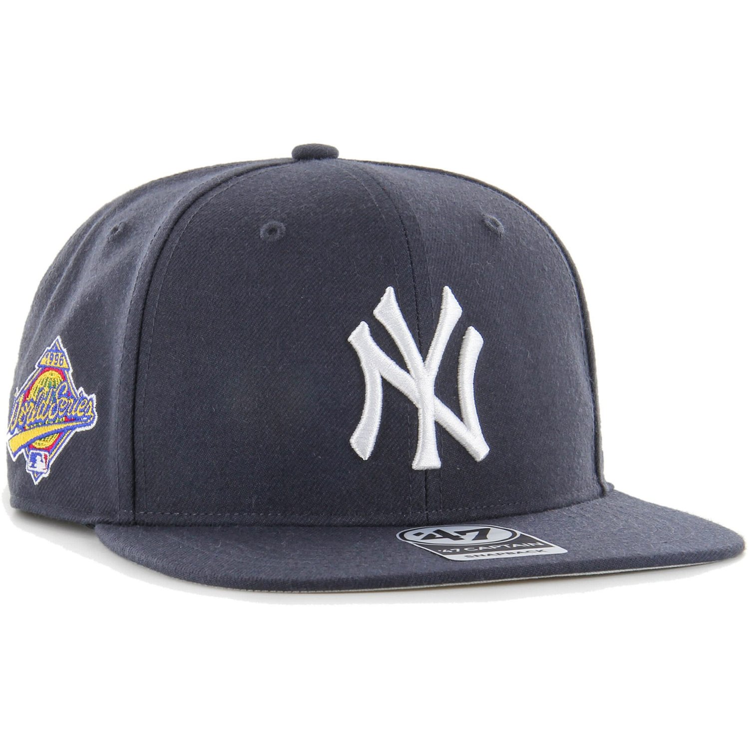 '47 New York Yankees 1996 World Series Sure Shot Captain Snapback Hat ...