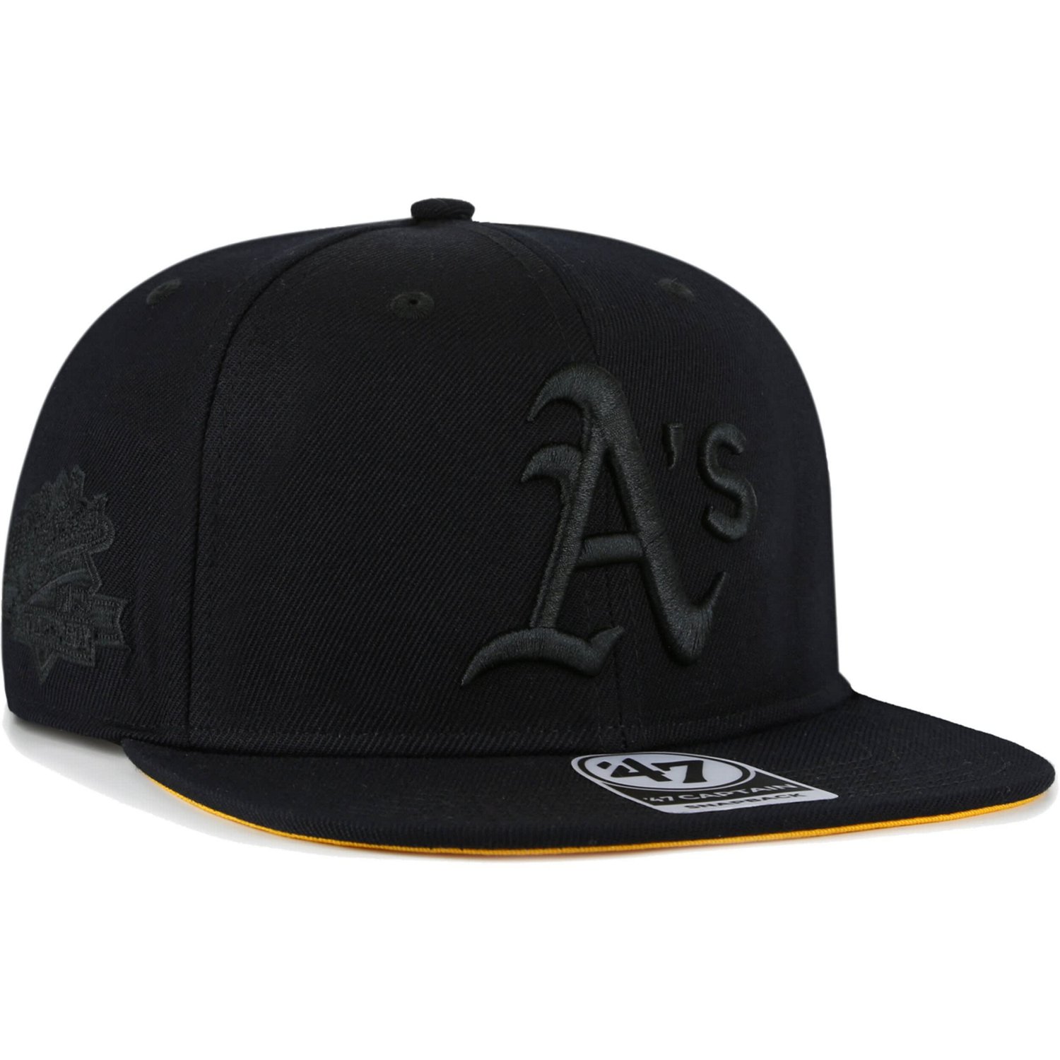 '47 Oakland Athletics on Sure Shot Captain Snapback Hat Academy