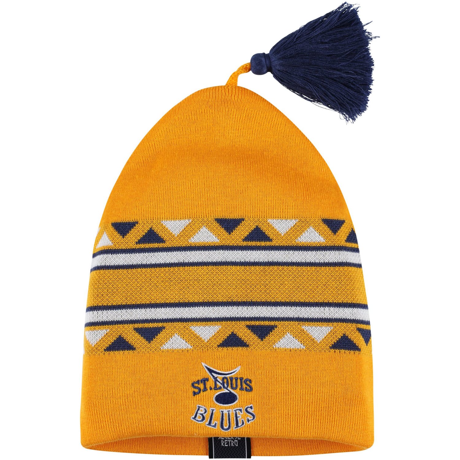 adidas St Louis Blues Reverse Retro Knit Beanie with Tassel | Academy