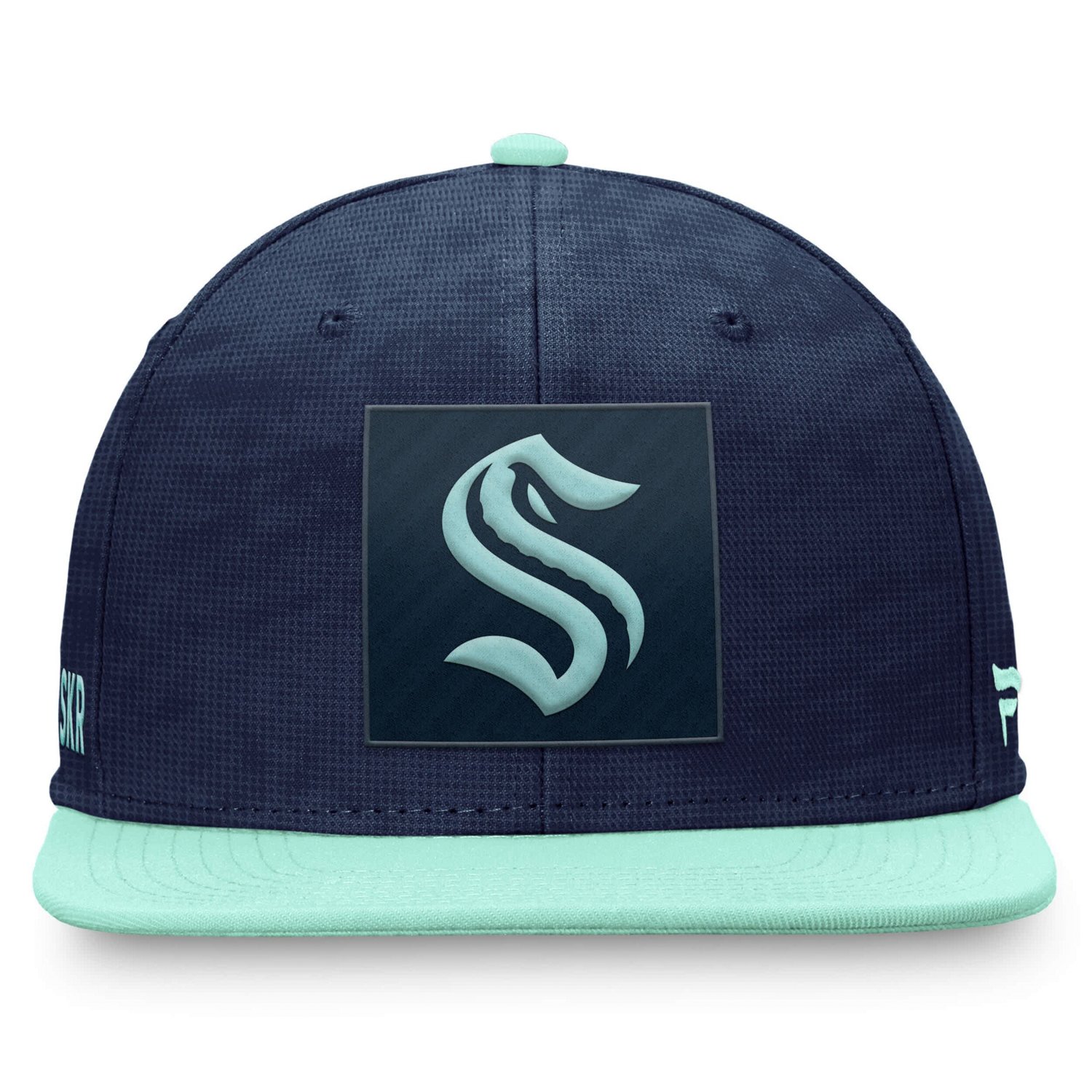 Fanatics Deep Sea Light Seattle Kraken Authentic Pro Rink Snapback Hat ...