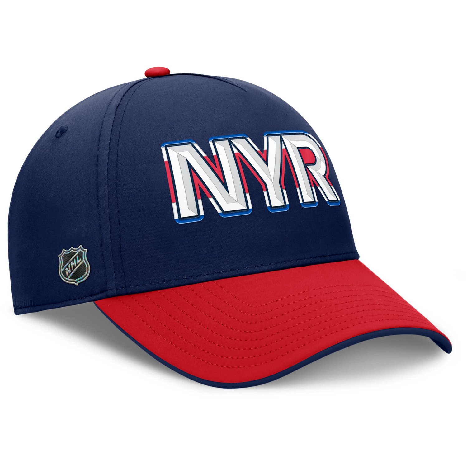 Fanatics Red New York Rangers Authentic Pro Rink Team Code Flex Hat ...