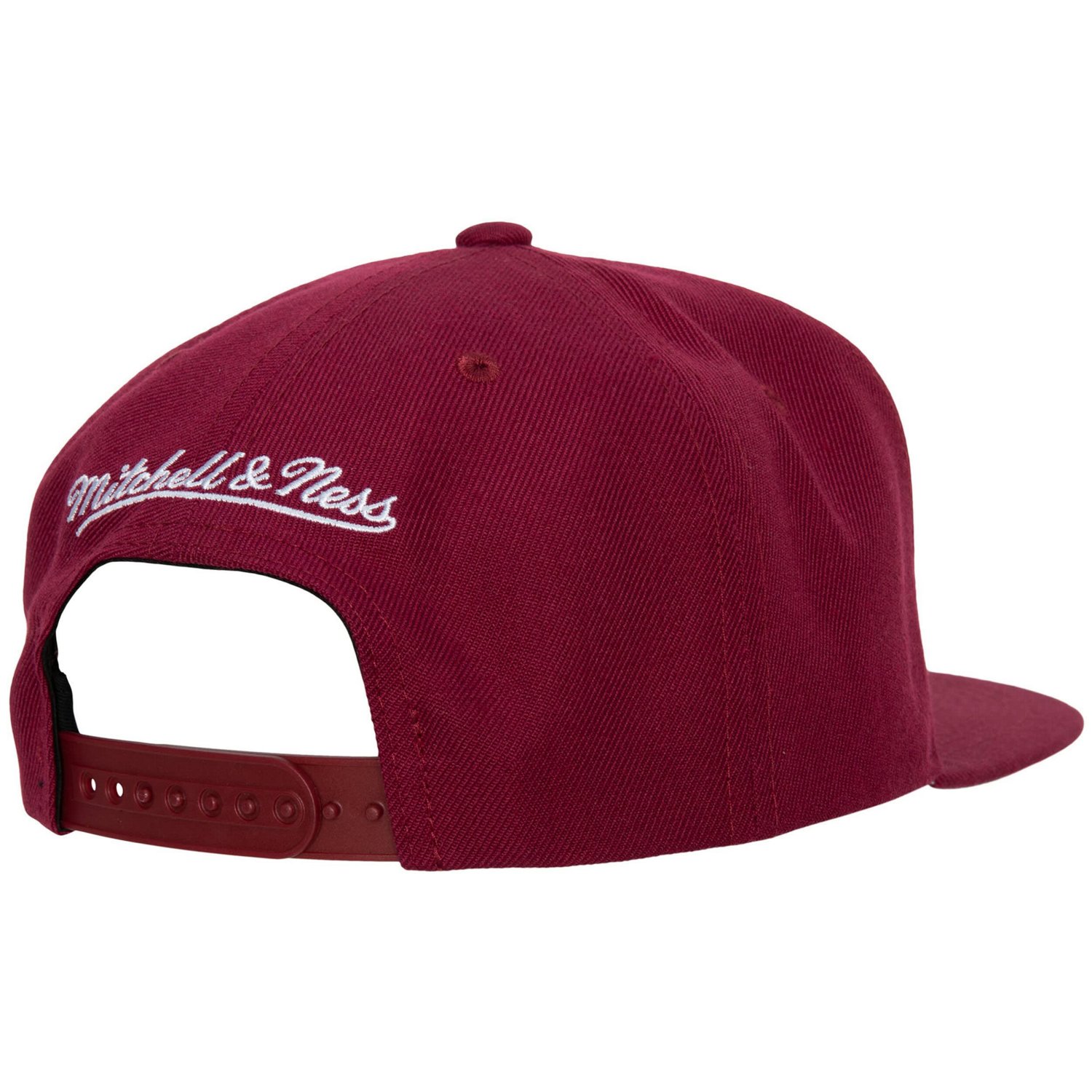 Mitchell & Ness Cleveland Cavaliers Snapback Hat - Core Basic Adjustable Cap In Team Maroon, One Size