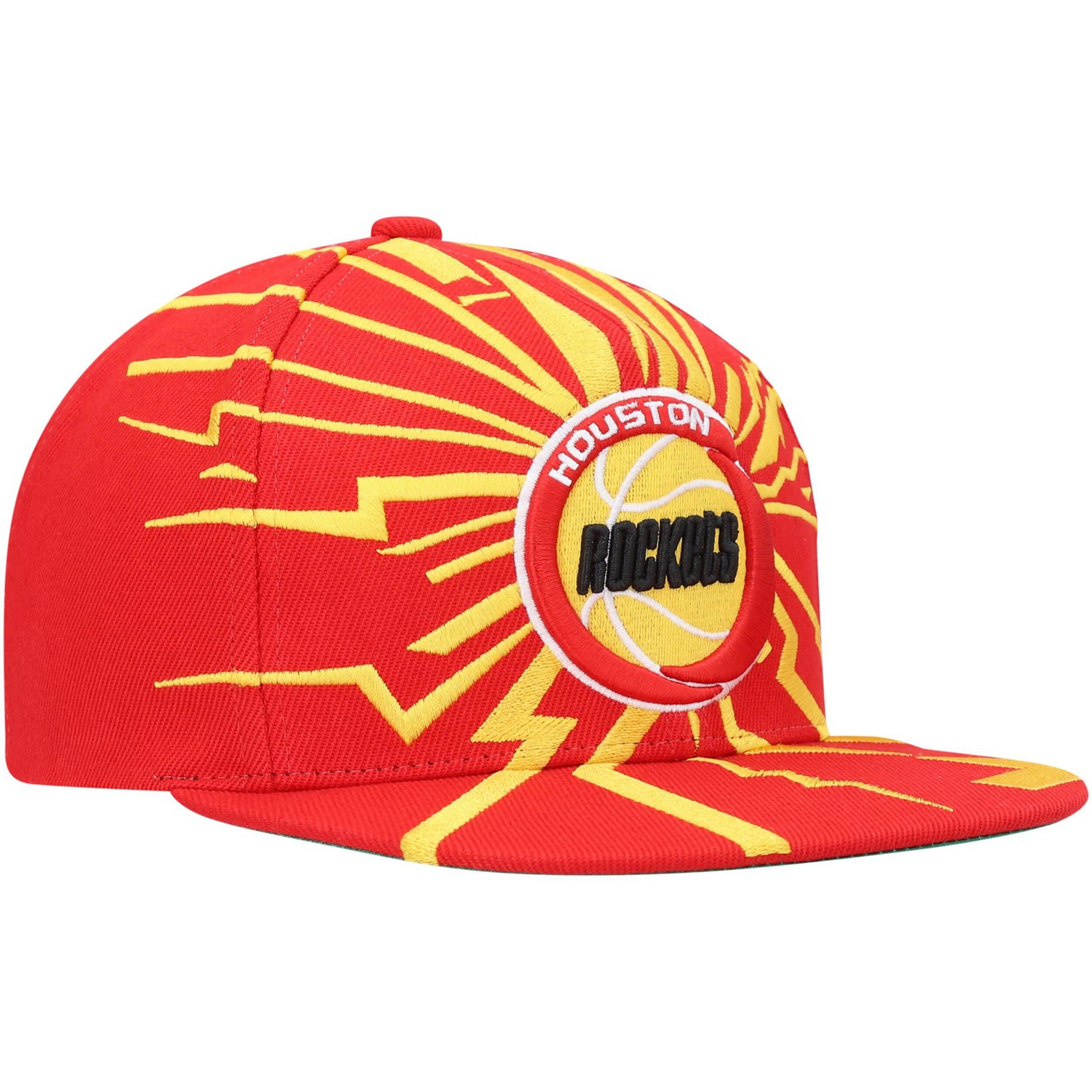 Mitchell Ness Houston Rockets Hardwood Classics Earthquake Snapback Hat ...