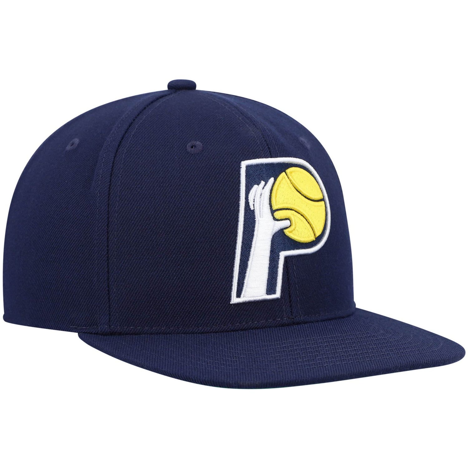 Mitchell Ness Indiana Pacers Hardwood Classics Team Ground 20 Snapback ...