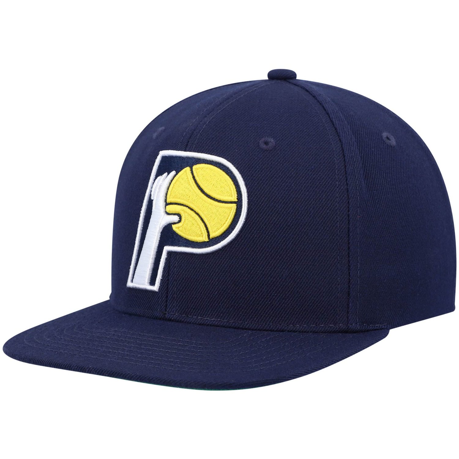 Mitchell Ness Indiana Pacers Hardwood Classics Team Ground 20 Snapback ...