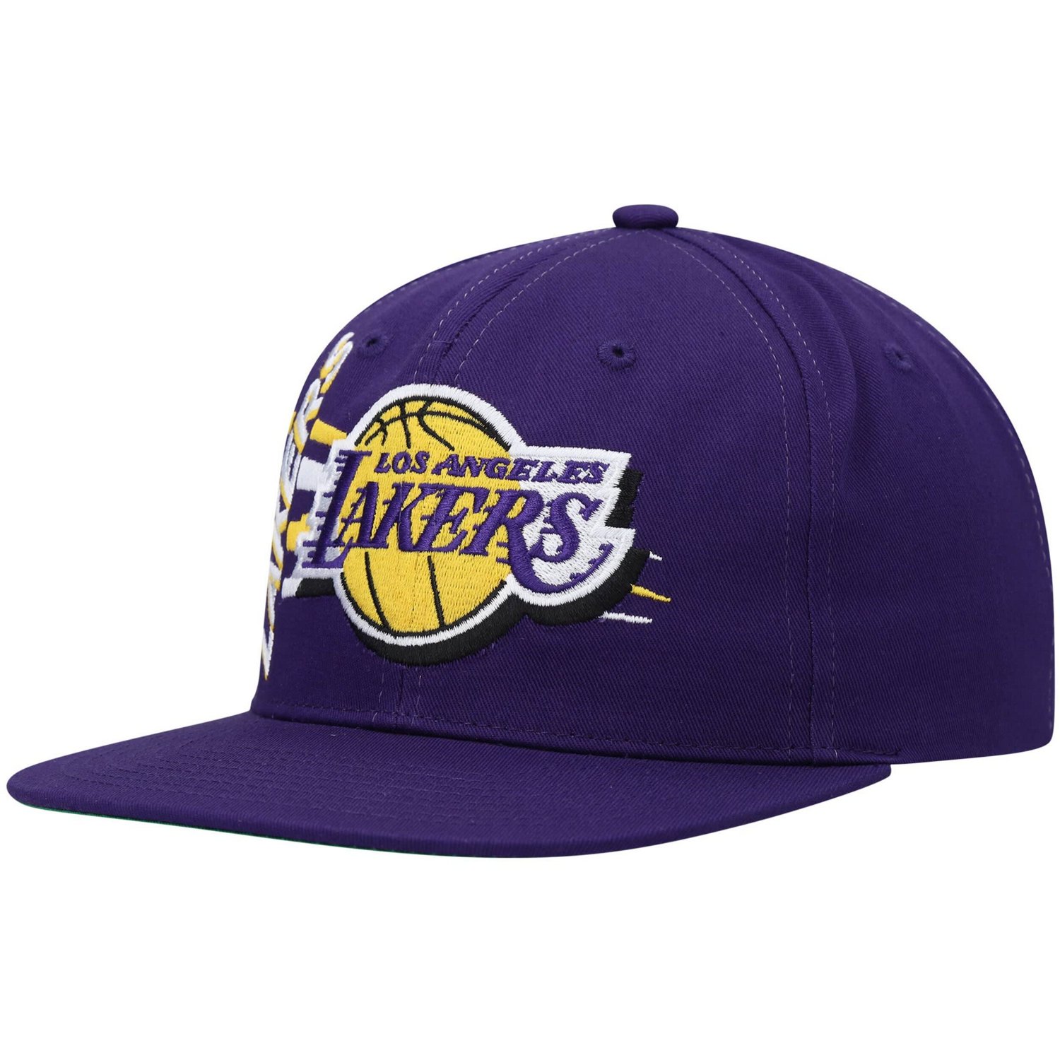 Mitchell Ness Los Angeles Lakers Retro Bolt Deadstock Snapback Hat ...