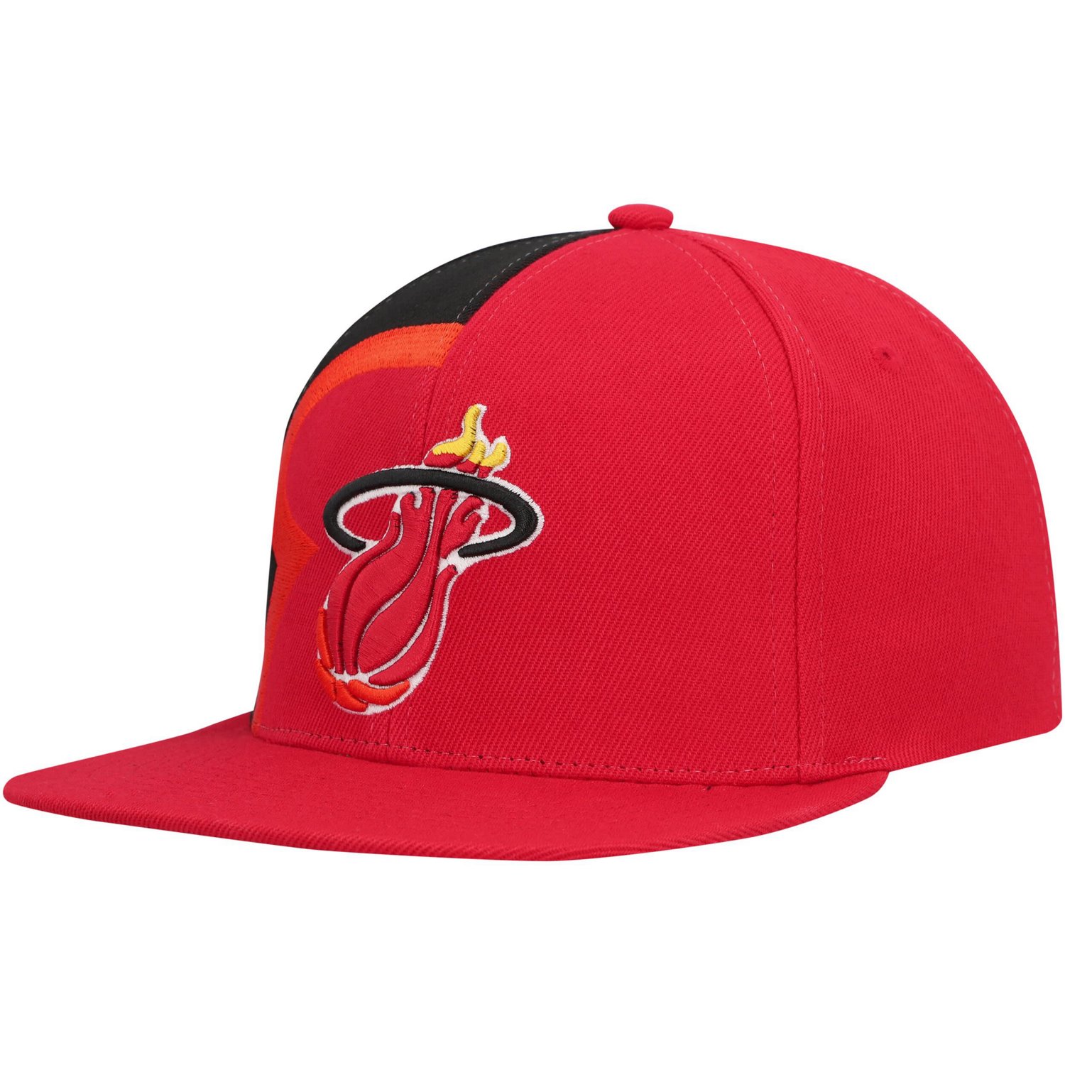 Mitchell Ness Miami Heat Hardwood Classics Retroline Snapback Hat | Academy