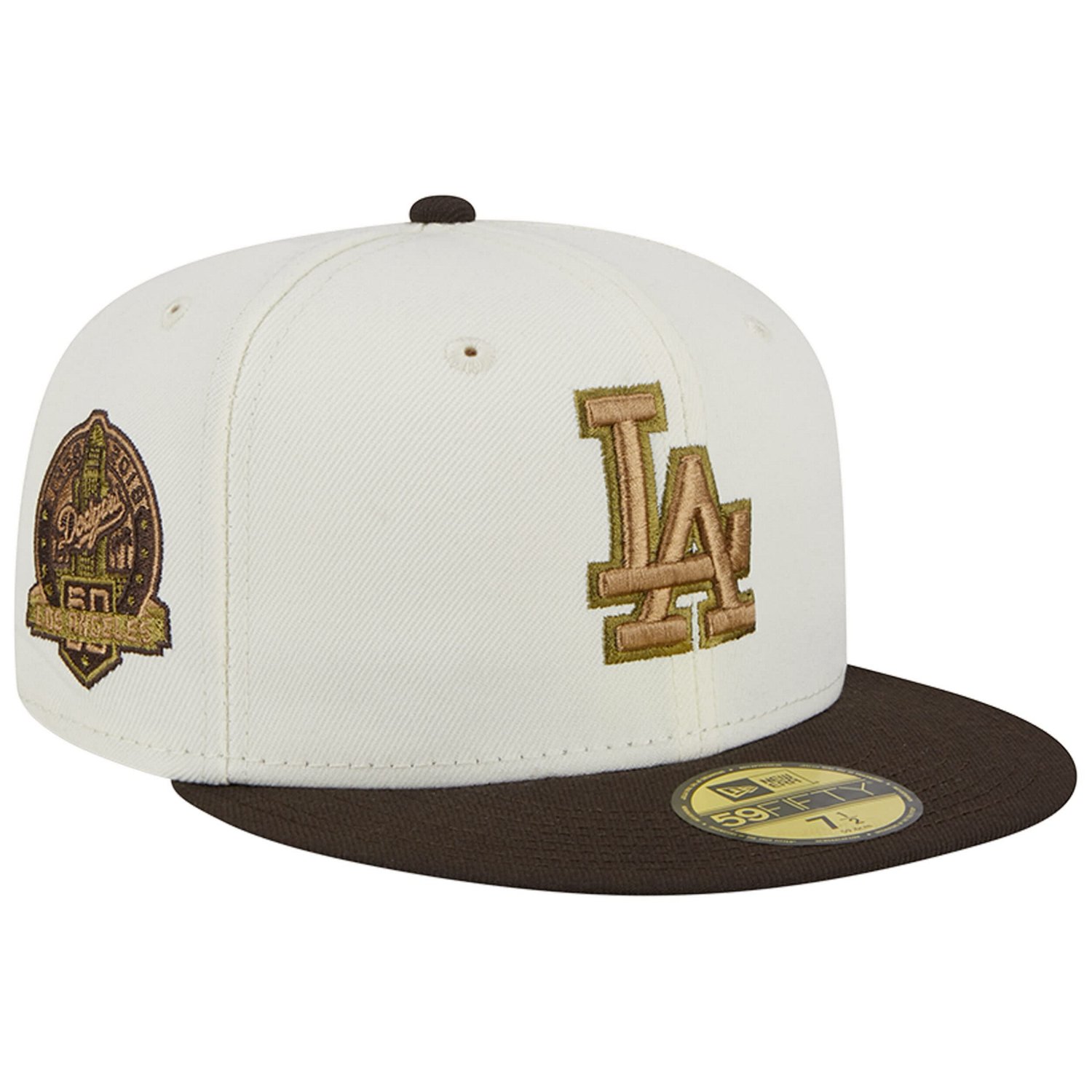 New Era /Brown Los Angeles Dodgers 50th Team Anniversary 59FIFTY Fitted ...
