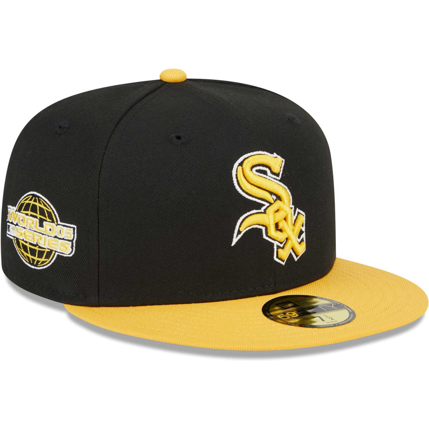 New Era /Gold Chicago White Sox 59FIFTY Fitted Hat Academy