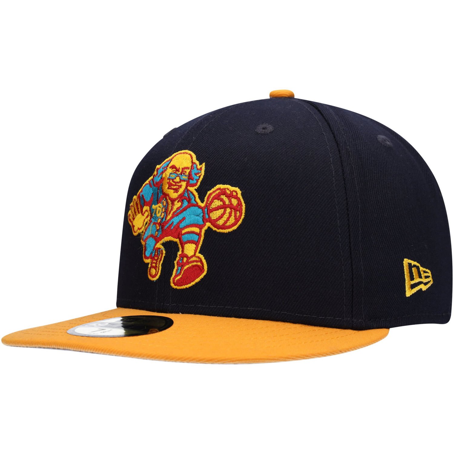 New Era /Gold Philadelphia 76ers Midnight 59FIFTY Fitted Hat | Academy