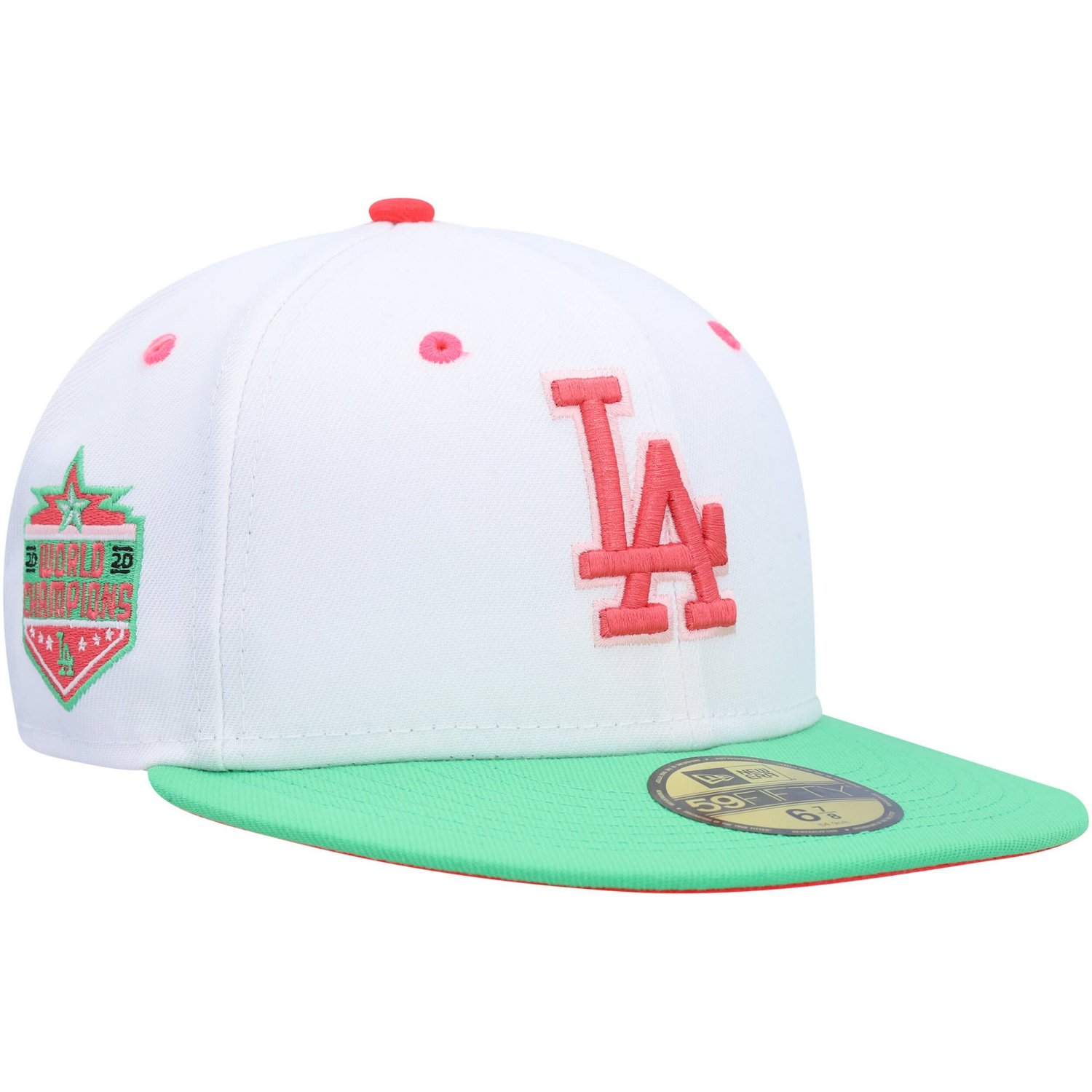 New Era /Green Los Angeles Dodgers Watermelon Lolli 59FIFTY Fitted Hat ...