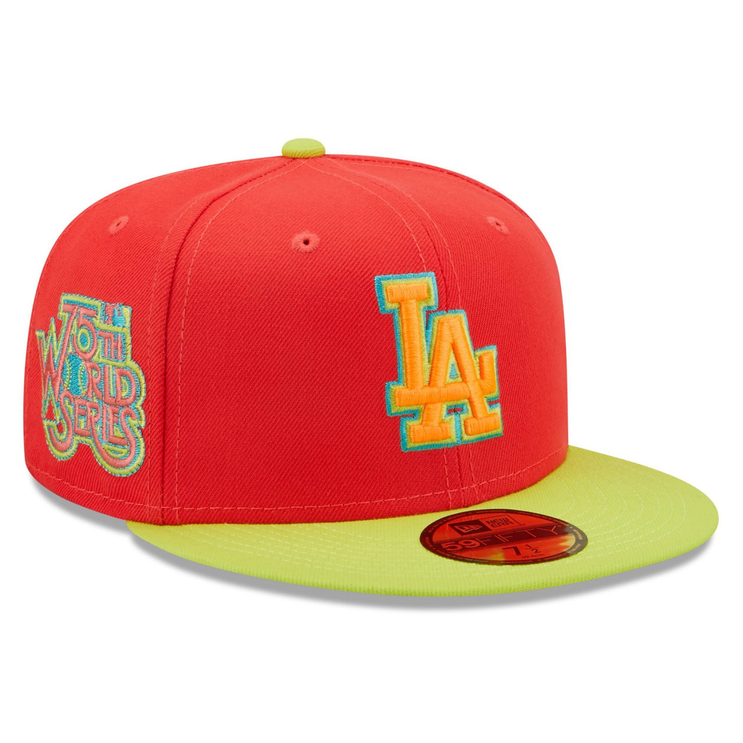 New Era /Neon Green Los Angeles Dodgers 1978 World Series Lava ...