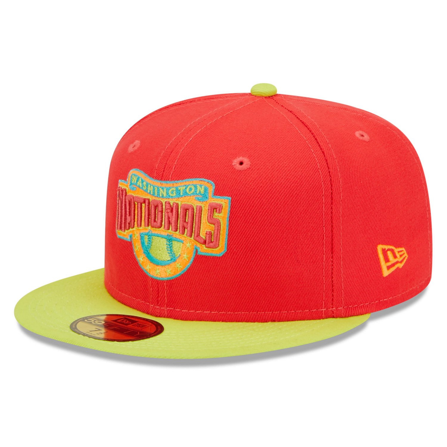 New Era /Neon Green Washington Nationals 2008 Inaugural Season Lava ...