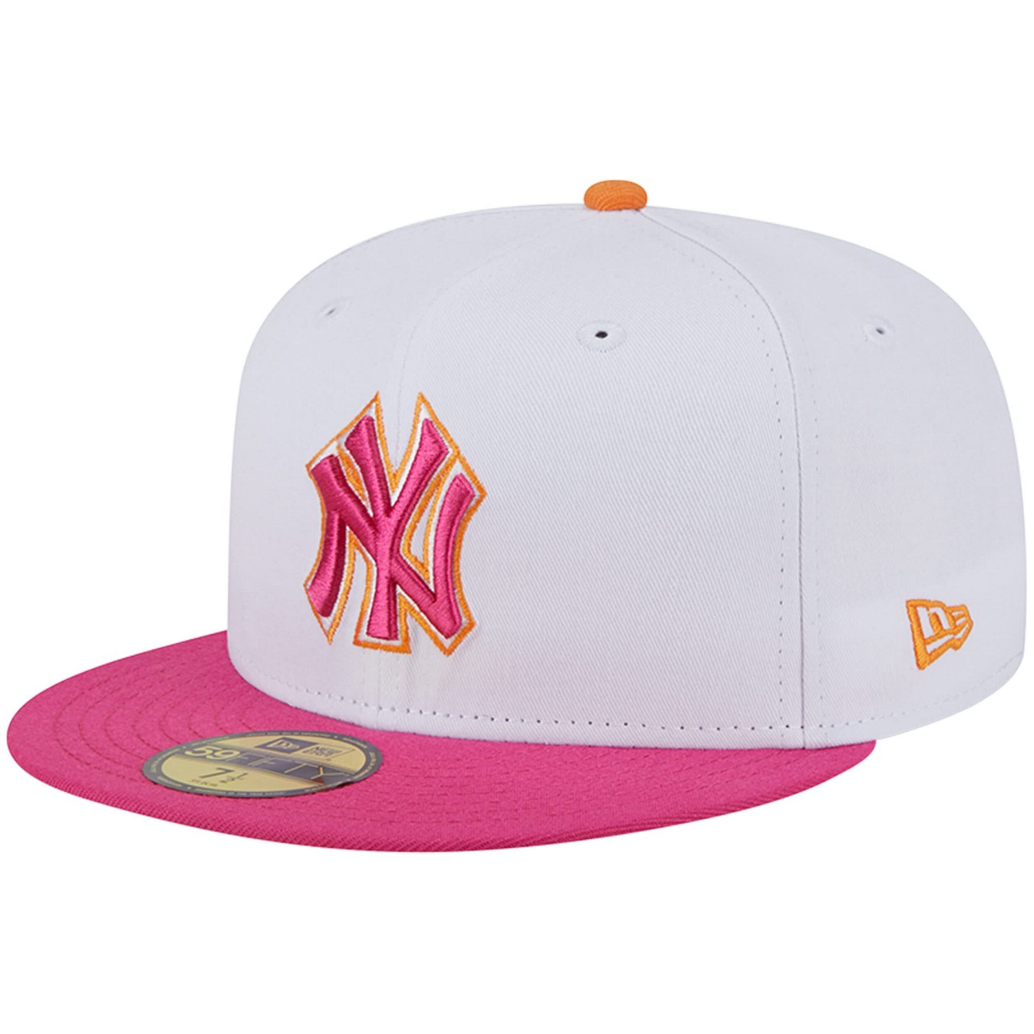 New Era /Pink New York Yankees Old Yankee Stadium 59FIFTY Fitted Hat ...