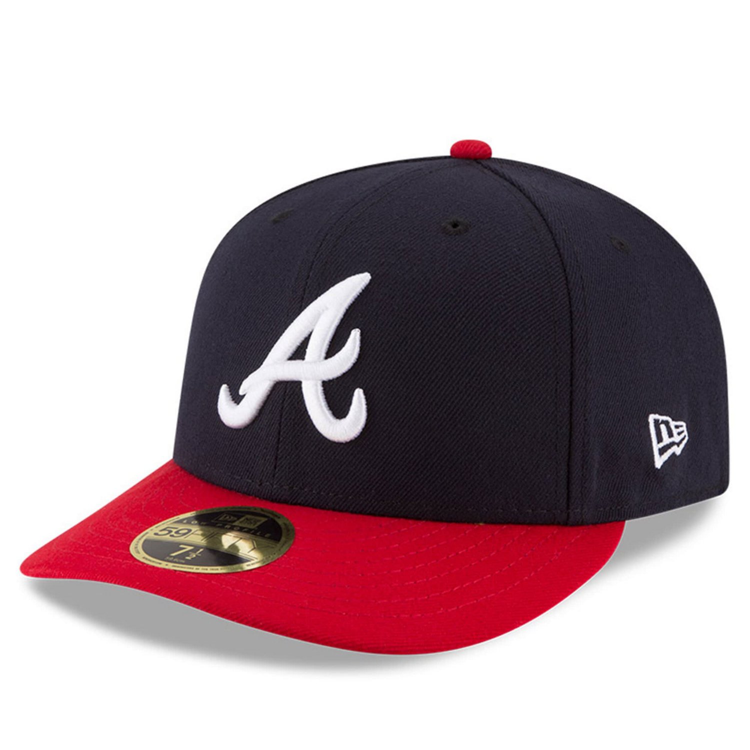 New Era Red Atlanta Braves Home Authentic Collection On Field Low