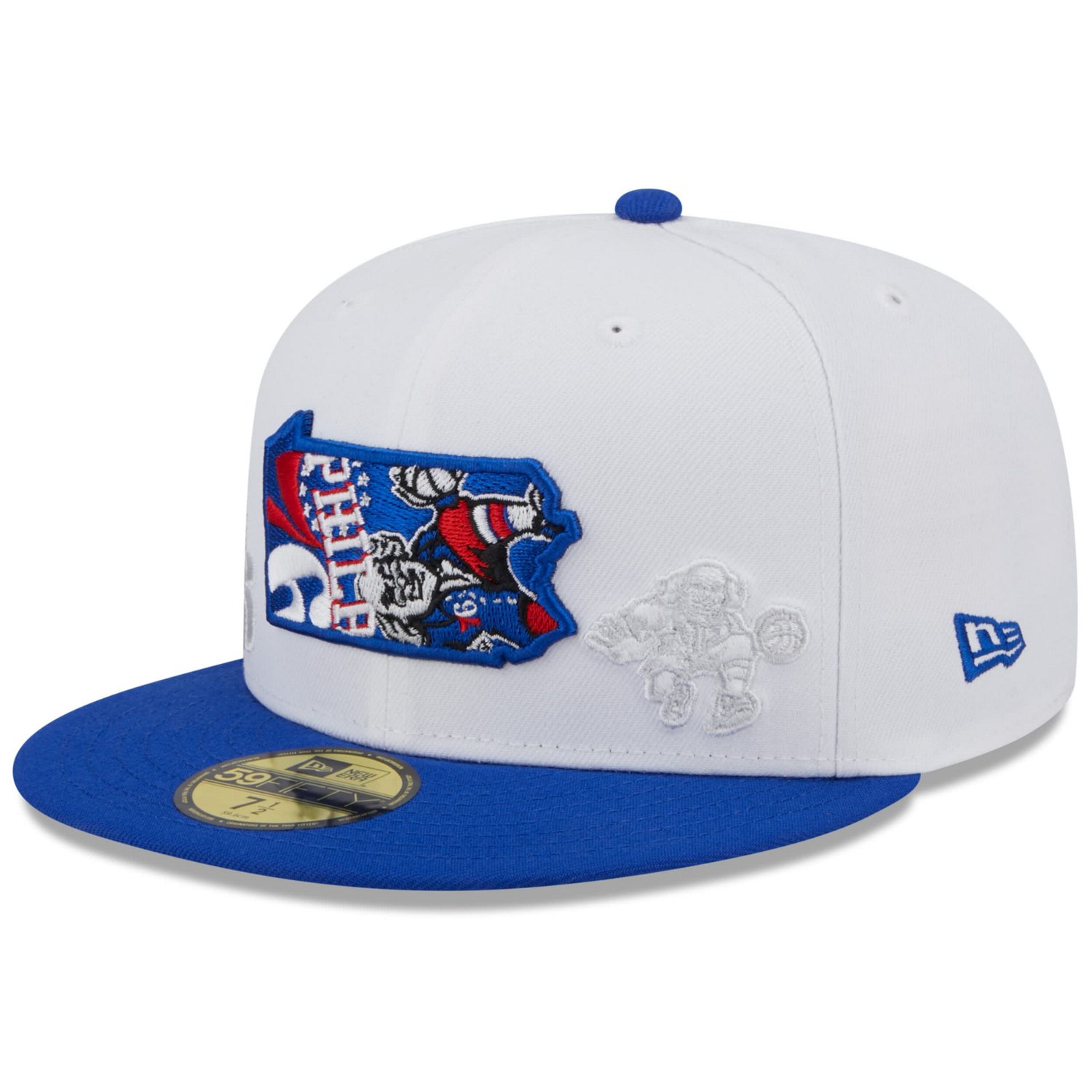 New Era /Royal Philadelphia 76ers State Pride 59FIFTY Fitted Hat | Academy