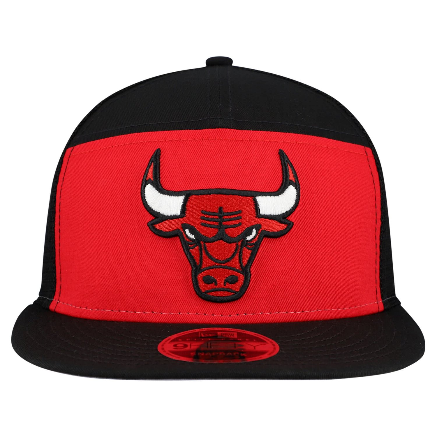 New Era Black Chicago Bulls Outdoor Split Panel 9FIFTY Snapback Hat ...
