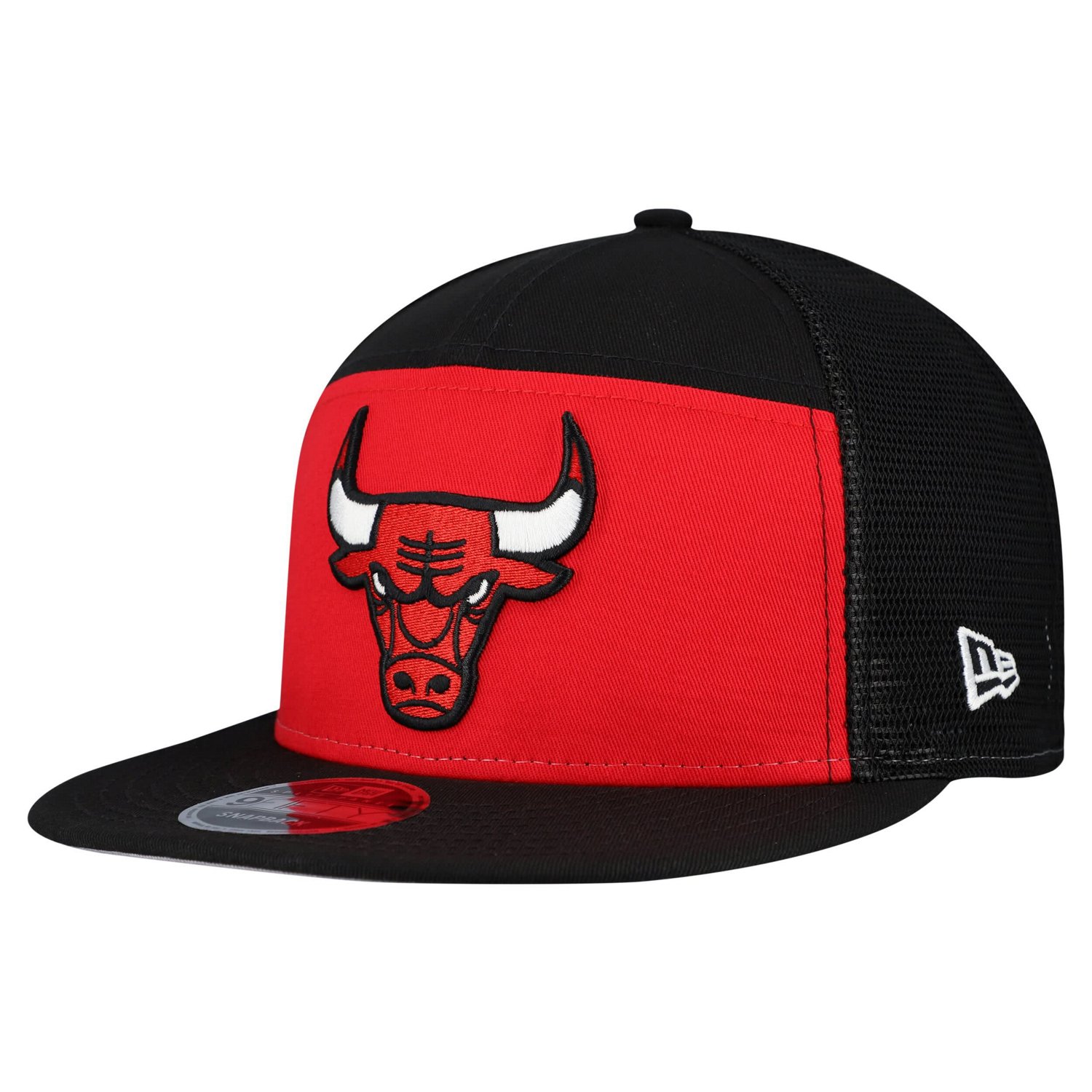 New Era Black Chicago Bulls Outdoor Split Panel 9FIFTY Snapback Hat ...