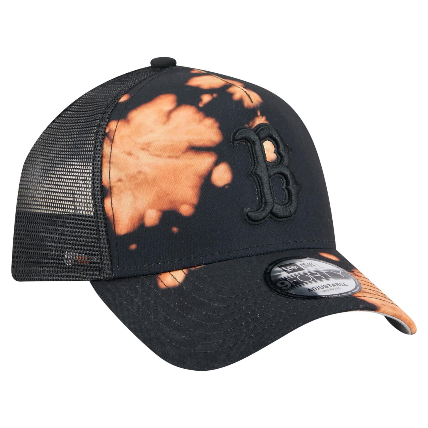 New Era Boston Red Sox Bleached A-Frame 9FORTY Adjustable Hat | Academy