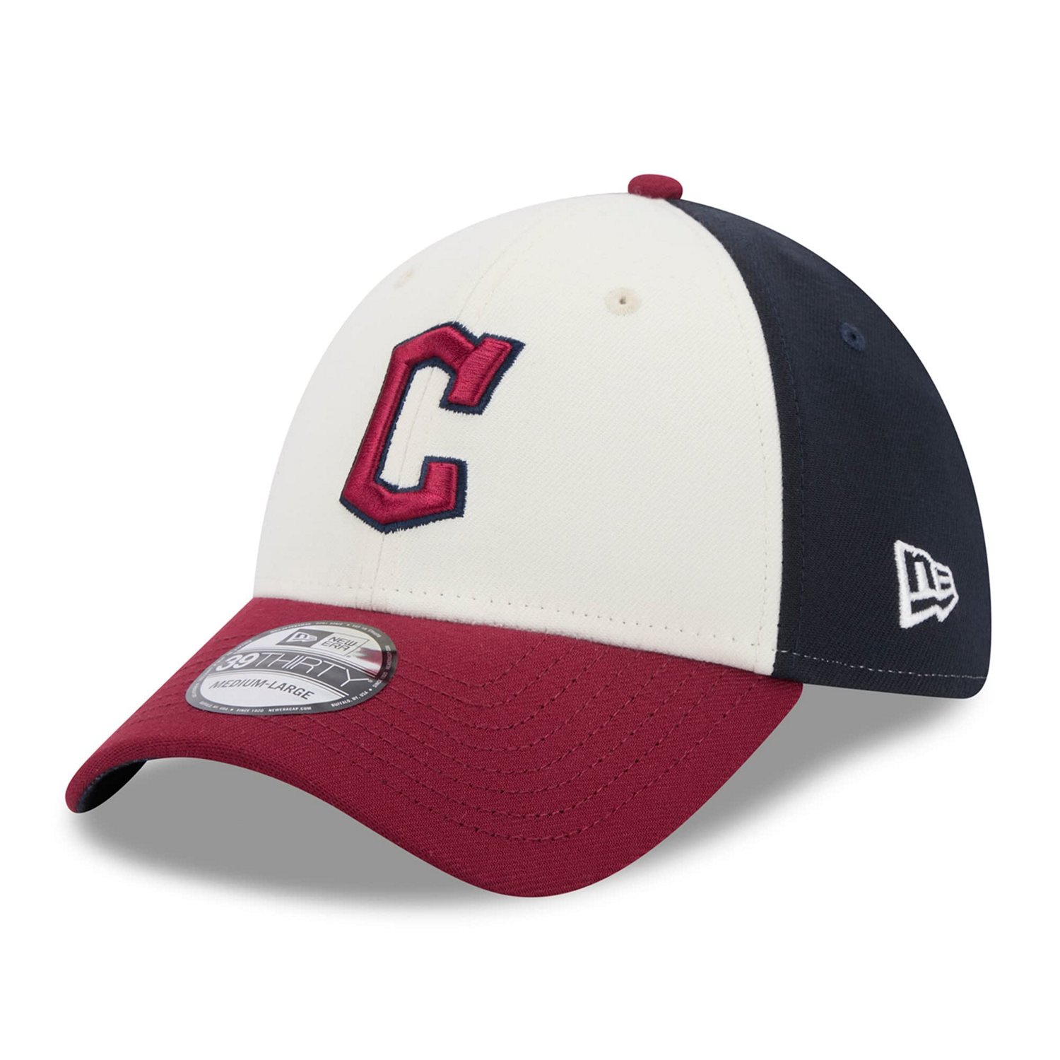 New Era  Burgundy Cleveland Guardians 2024 City Connect 39thirty Flex 