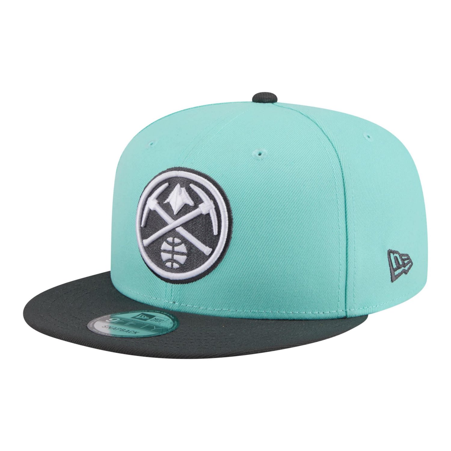 New Era Charcoal Denver Nuggets Color Pack Two-Tone 9FIFTY Snapback Hat ...